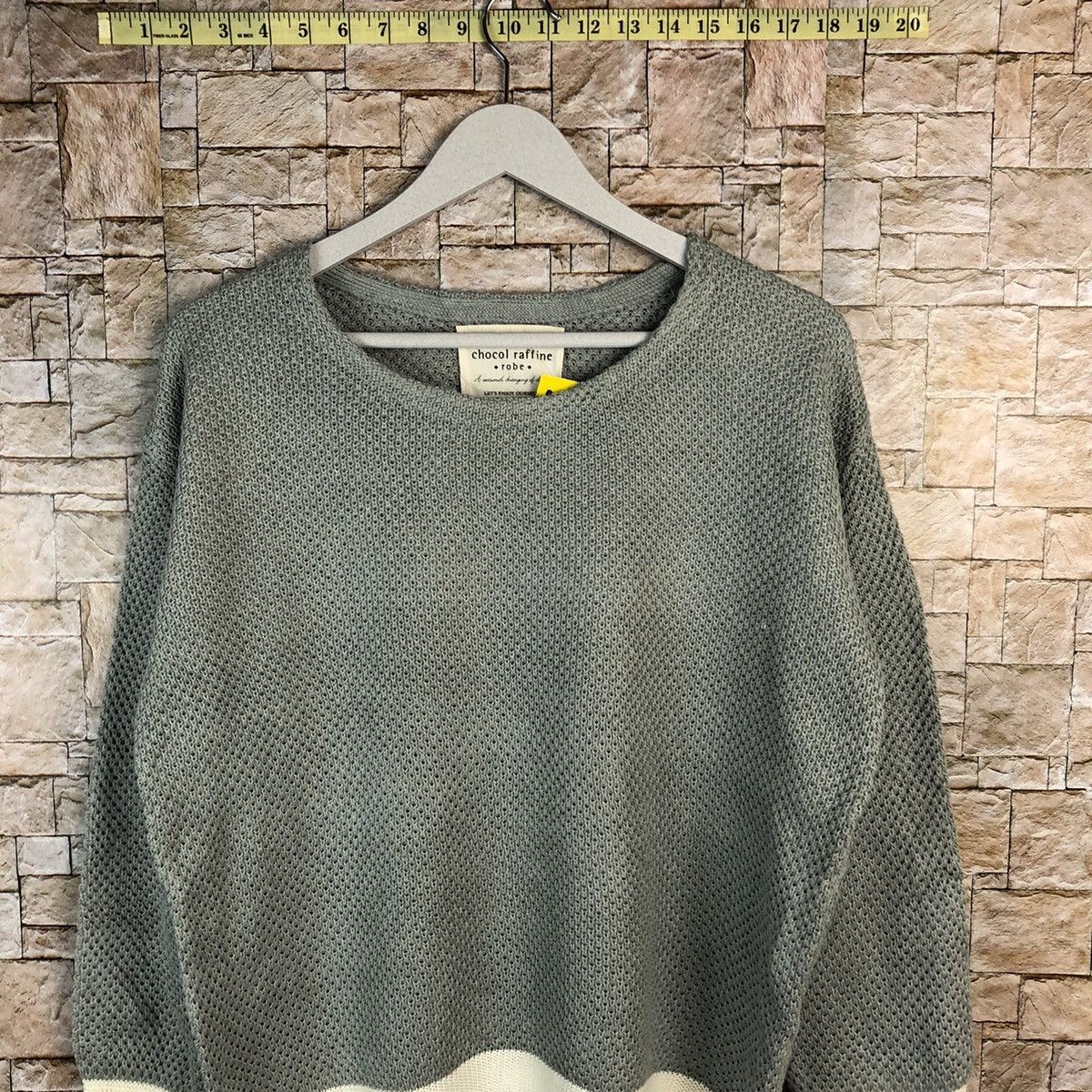 Homespun Knitwear × Japanese Brand Choco Raffine Grey Knitwear #A1220 Size M / US 6-8 / IT 42-44 - 5 Thumbnail