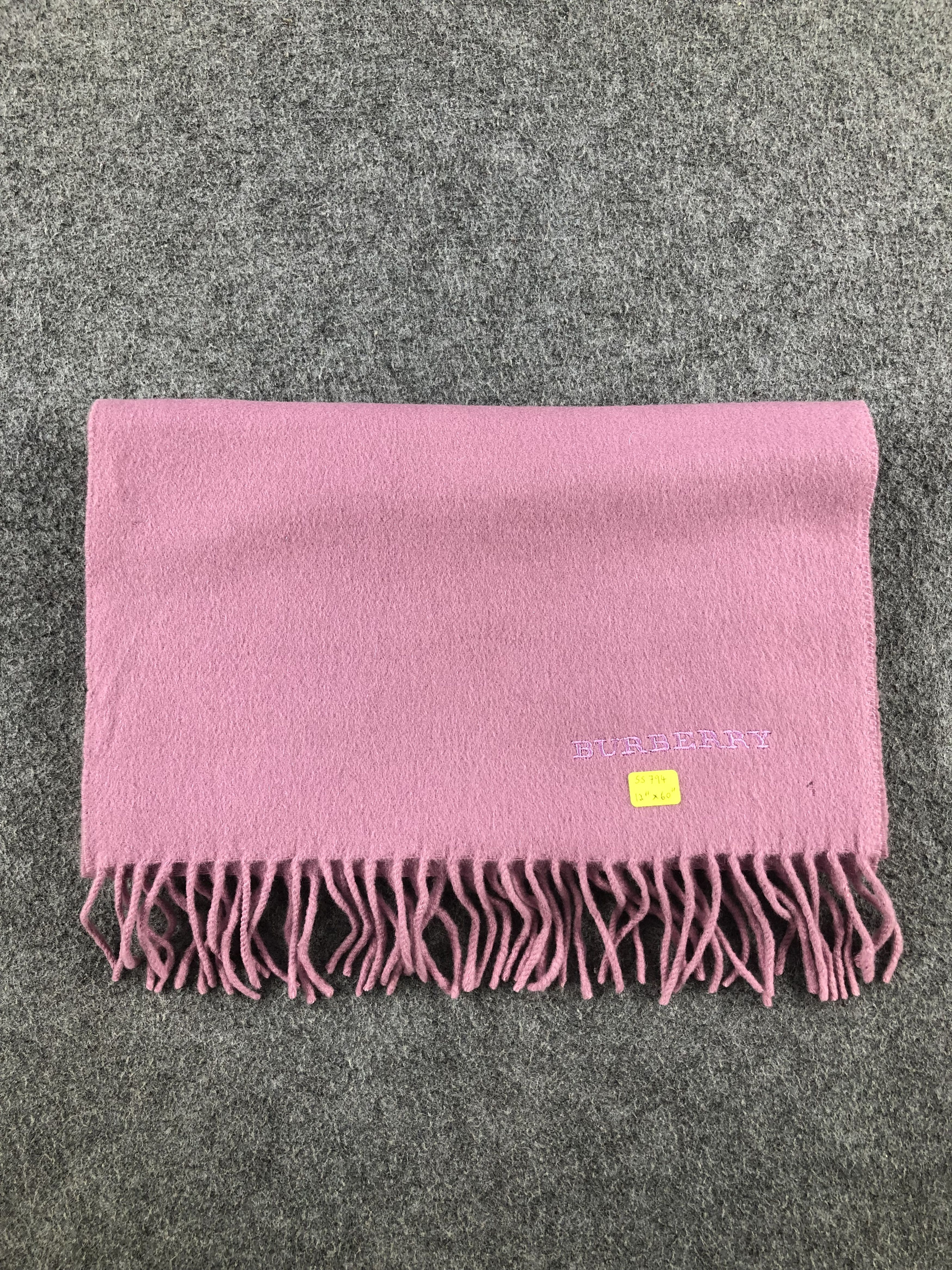 Burberry Burberry Cashmere Scarf / Muffler / Neckwear SS794 Size ONE SIZE - 8 Thumbnail