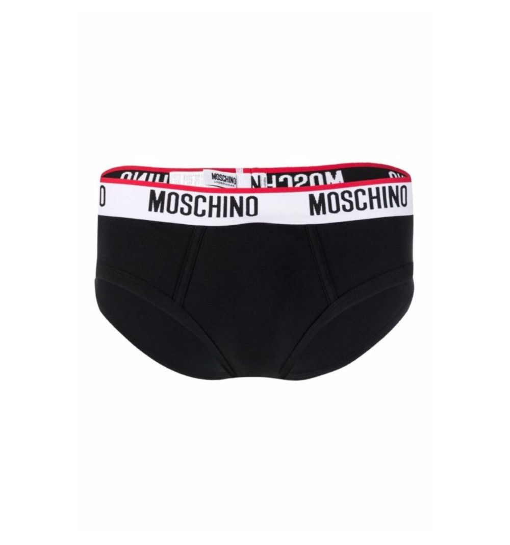 Moschino o1y0225 Size : S / Logo 3 Piece Brief in Black Size ONE SIZE - 3 Thumbnail