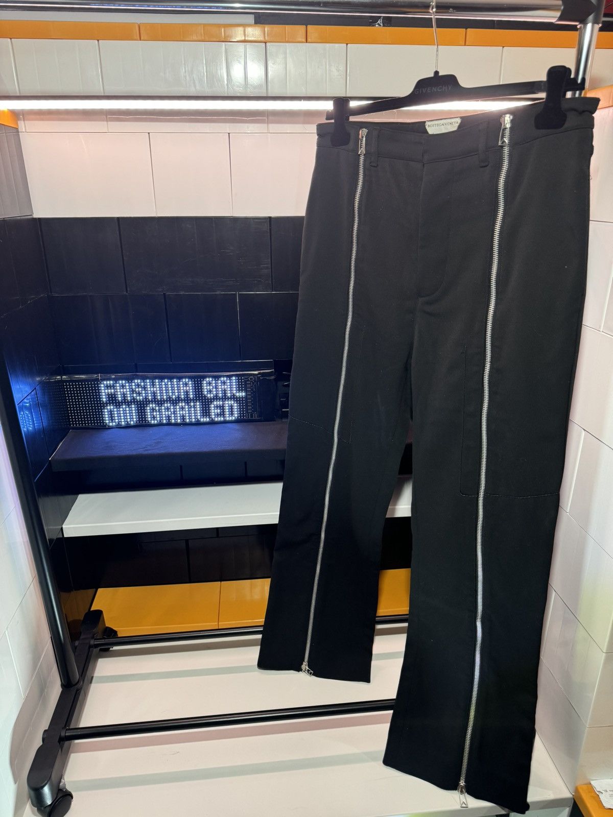 Bottega Veneta Bottega Veneta Double Zip Cavalry Trousers Size 48 Size US 34 / EU 50 - 1 Thumbnail