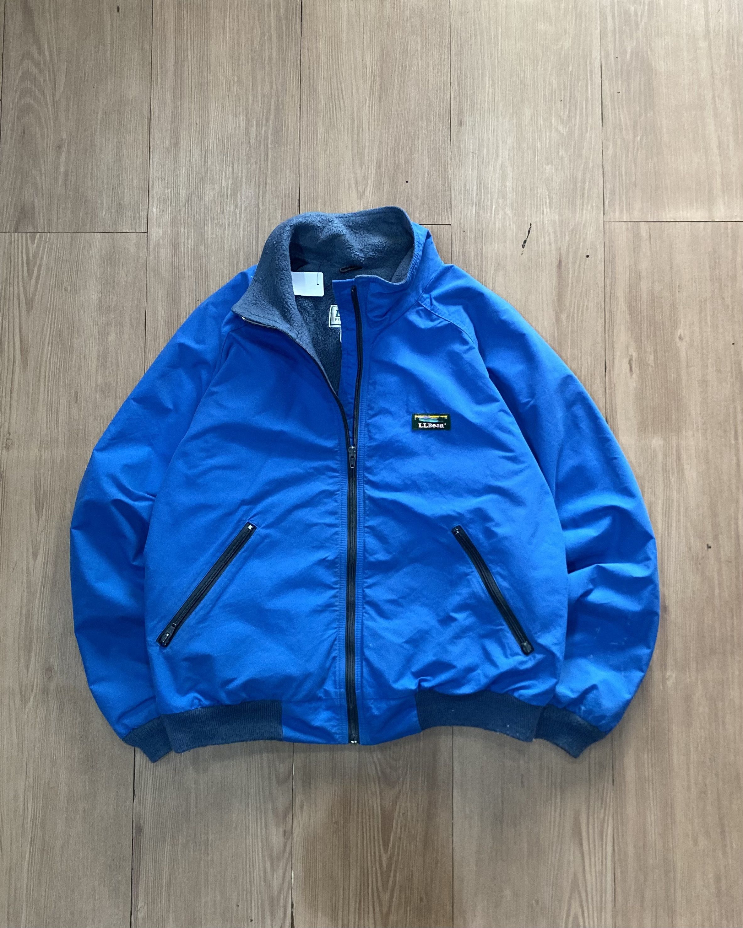 Vintage 90s Ll Bean Warm Up Fleece Jacket