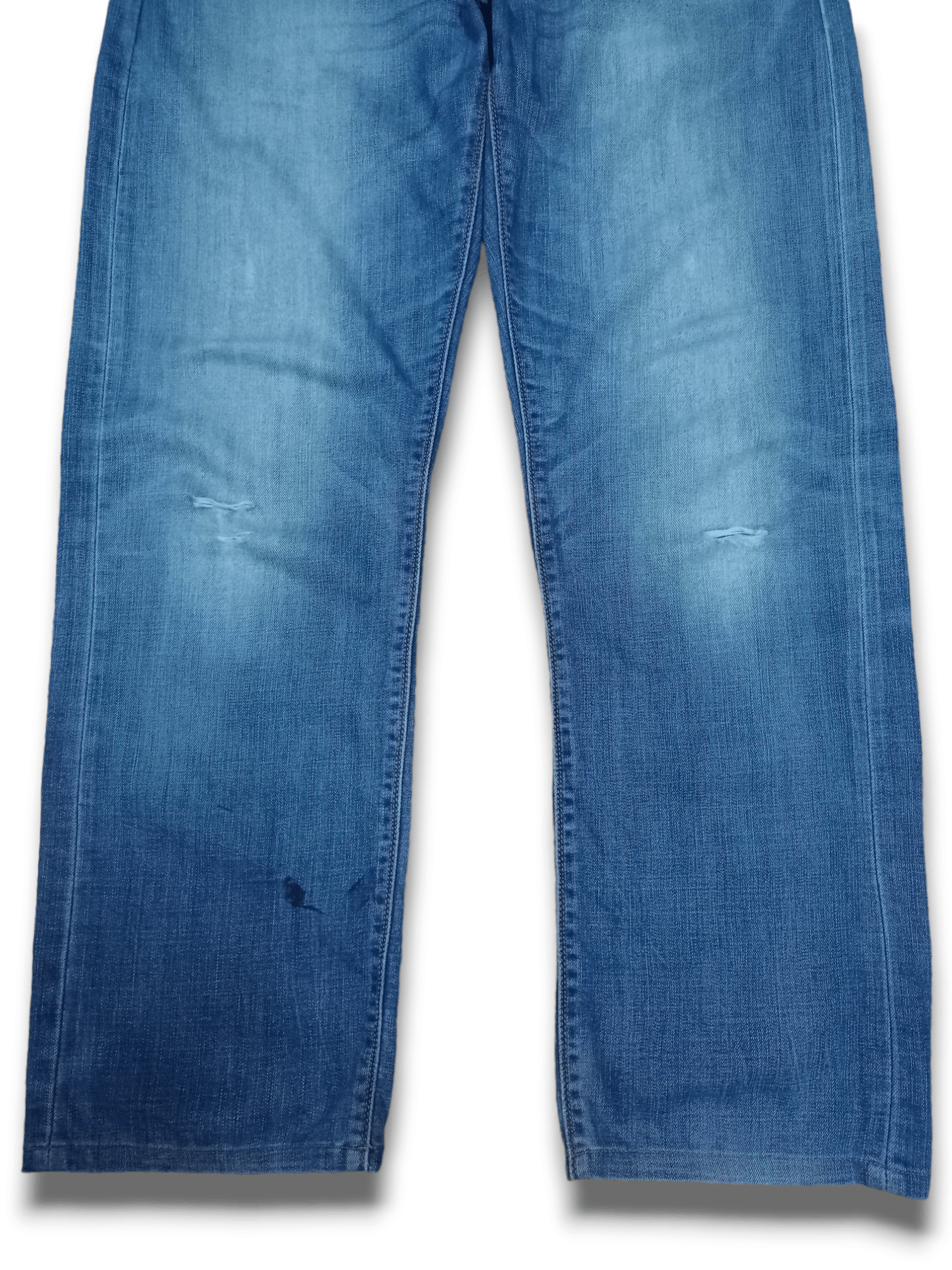 Levi's × Levi's Vintage Clothing Vintage Levis 501 Blue Wash Distressed Baggy Jeans 32x29 Size US 32 / EU 48 - 8 Thumbnail