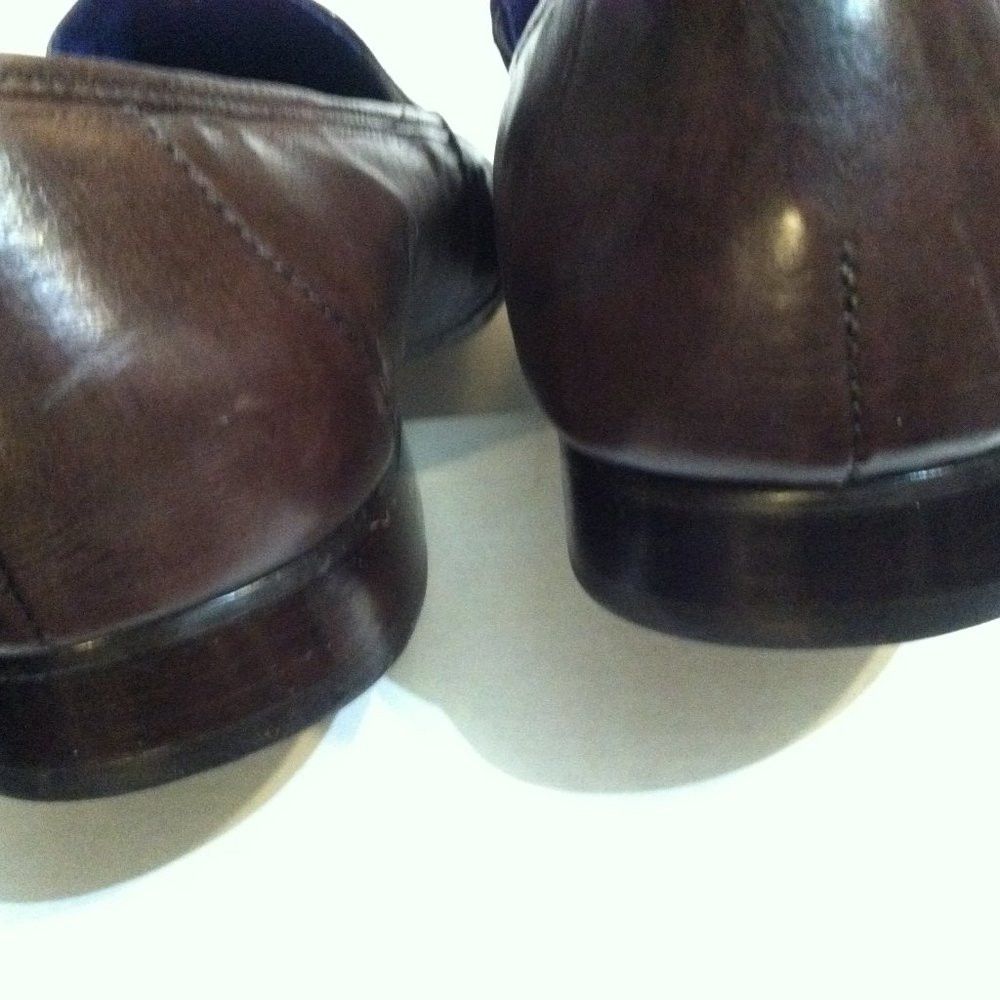Robert Wayne ROBERT WAYNE MENS BROWN LEATHER DRESS SHOES SIZE: 9.5M Size US 9.5 / EU 42-43 - 7 Thumbnail