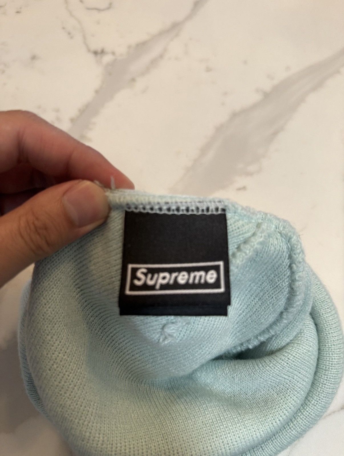 Supreme Supreme New Era Mint Beanie July 2017 Size ONE SIZE - 3 Thumbnail