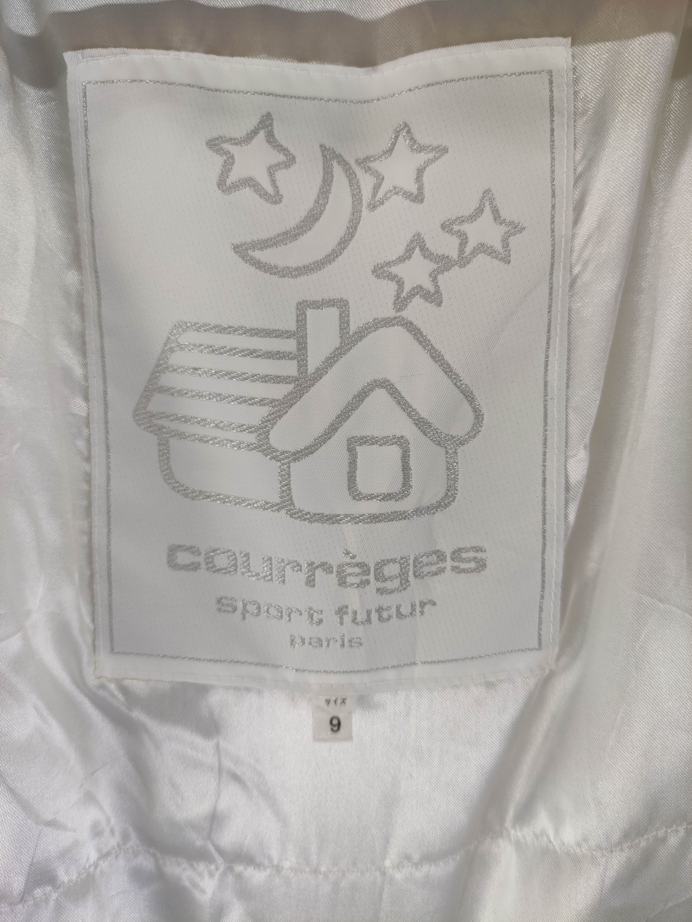 Courreges Vintage Courreges Embroidered Logo Ski Jacket Hoodie Size M / US 6-8 / IT 42-44 - 5 Thumbnail