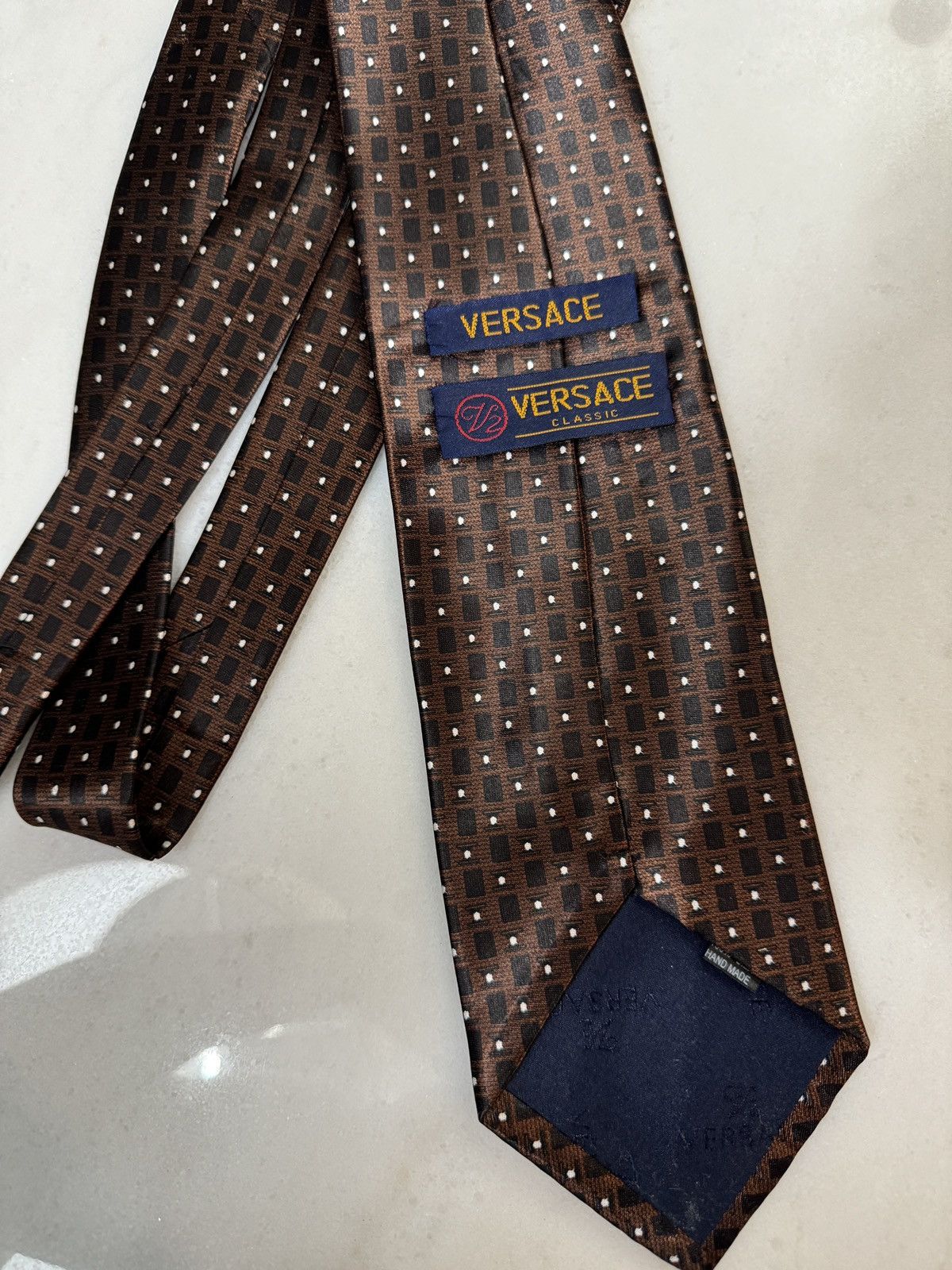 Versace × Vintage Vintagd Versace Classic V2 Tie Size ONE SIZE - 2 Thumbnail