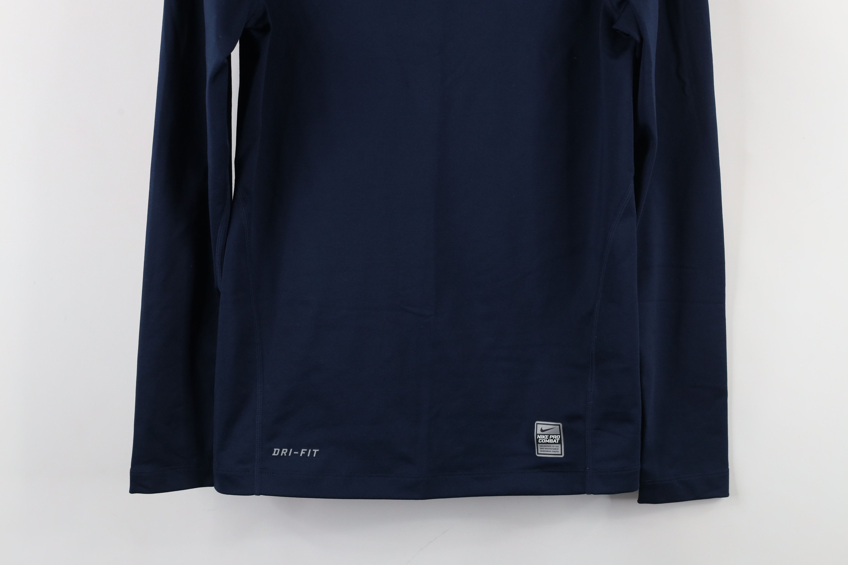 Nike × Vintage Nike Pro Combat Lined Compression Mock Neck Training T-Shirt Size US M / EU 48-50 / 2 - 3 Thumbnail