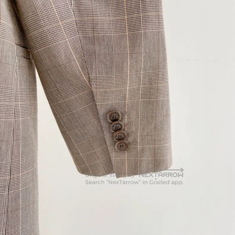 Balenciaga Balenciaga Tartan Blazer Jacket Size XXS / US 00 / IT 34 - 5 Thumbnail