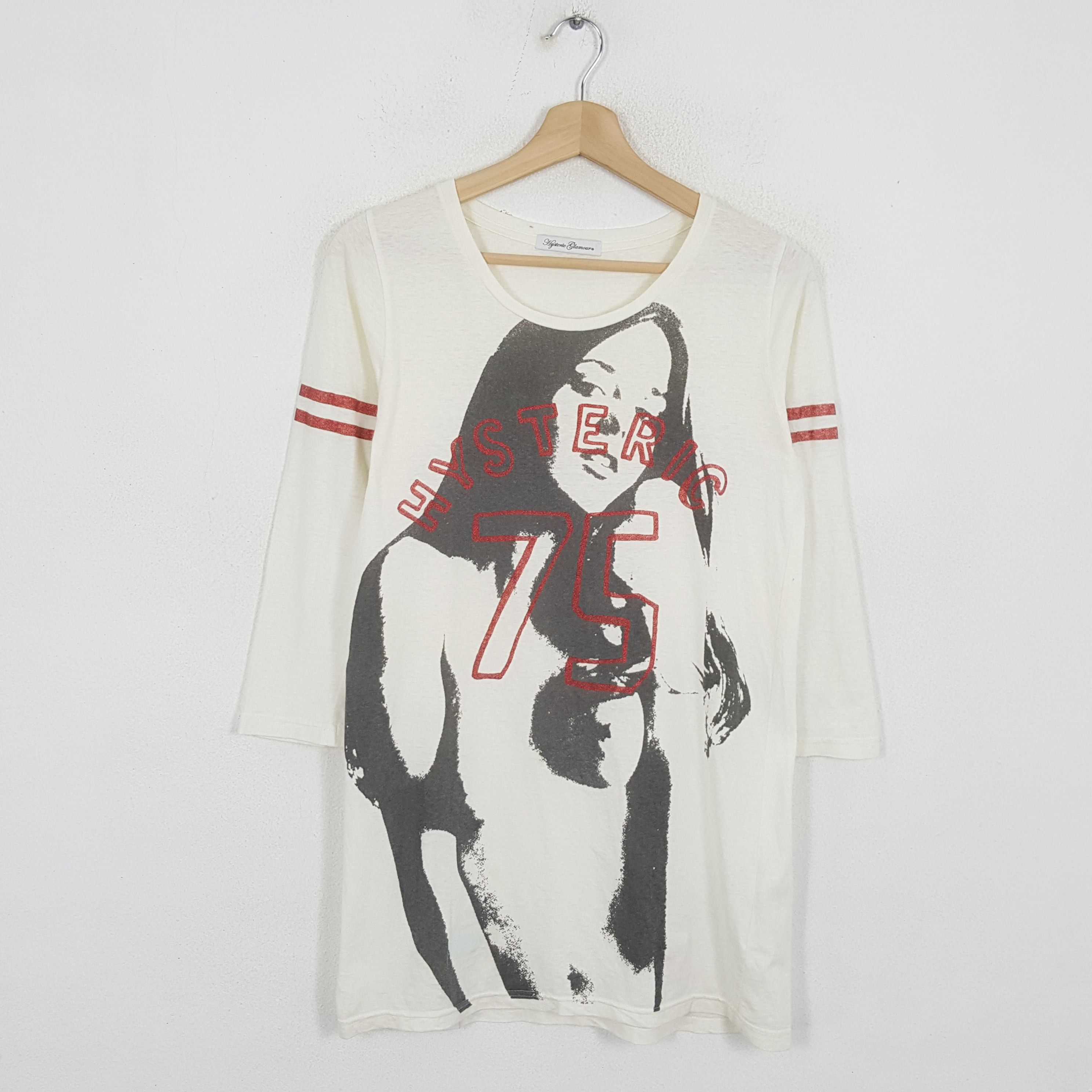 Hysteric Glamour × Japanese Brand × Vintage Vintage HYSTERIC GLAMOUR Japanese Fashion Brand T-Shirts Size S / US 4 / IT 40 - 1 Thumbnail