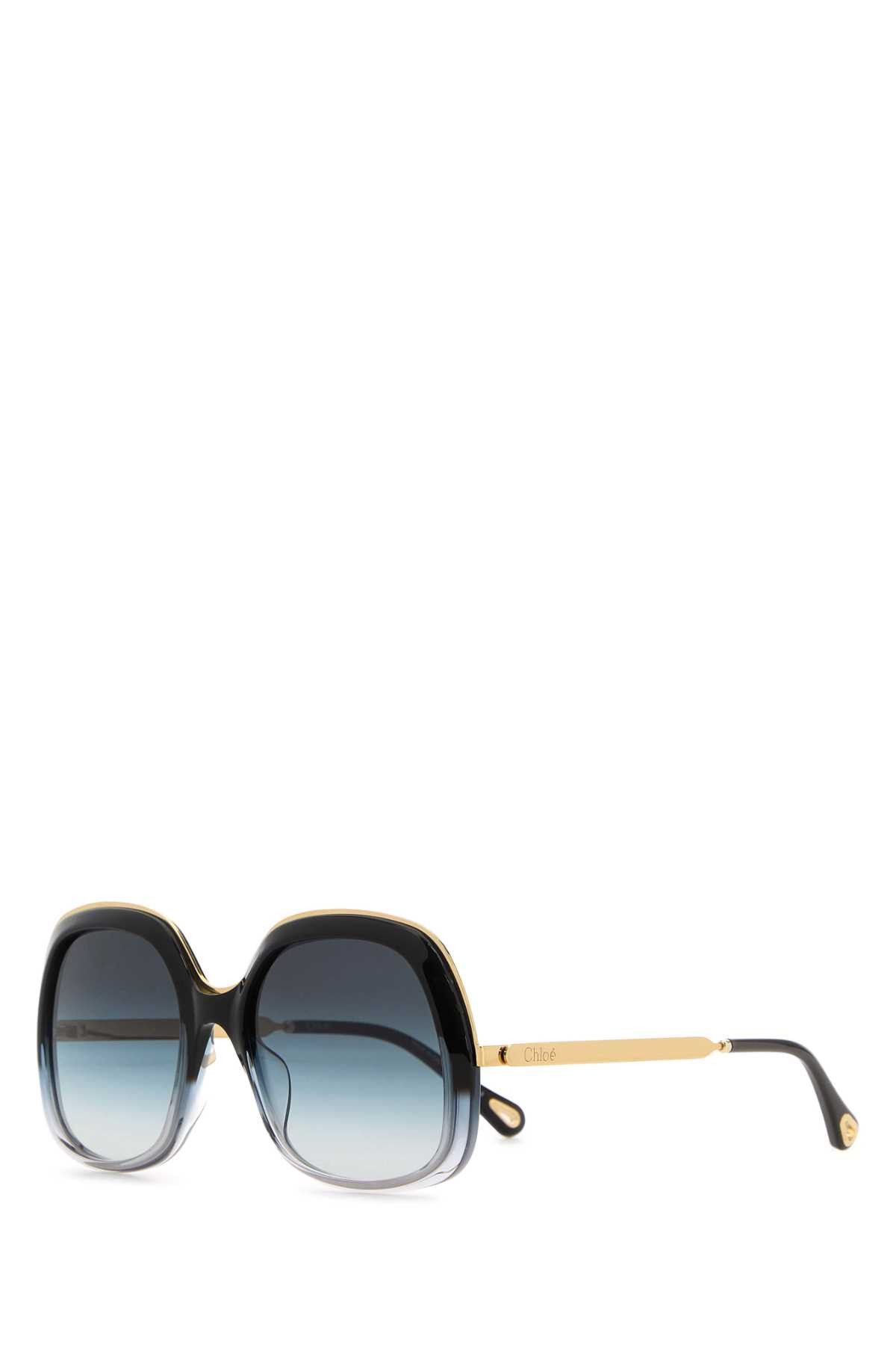 Chloe Black Acetate Sunglasses Size ONE SIZE - 1 Thumbnail