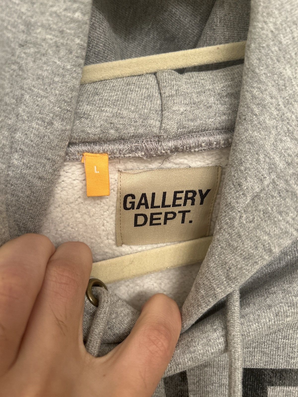 Gallery Dept. Gallery Dept. Logo Hoodie - Heather Grey Size US L / EU 52-54 / 3 - 3 Thumbnail