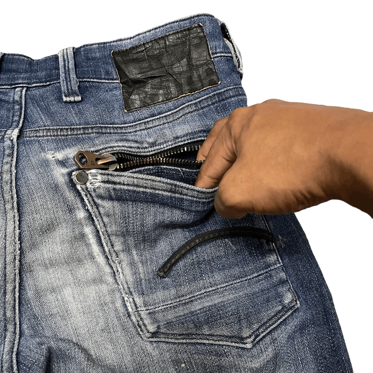 G-Star Vintage G Star Raw Denim Jeans Size US 30 / EU 46 - 15 Thumbnail