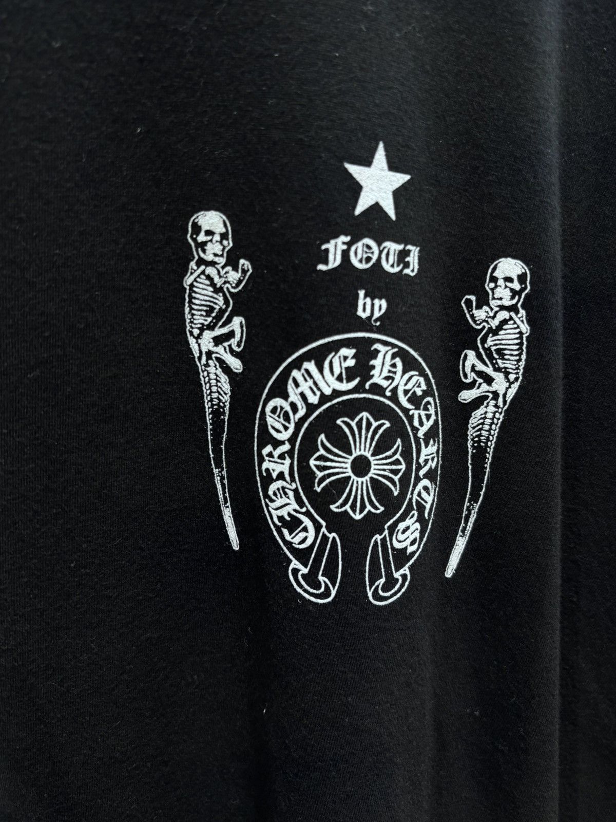 Chrome Hearts Chrome Hearts Foti Black Tee Size US XXL / EU 58 / 5 - 2 Thumbnail