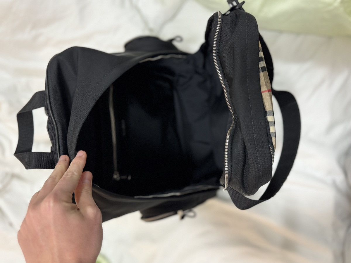 Burberry Large Utility Cooper Backpack Check Beige 8023640 Size ONE SIZE - 8 Thumbnail