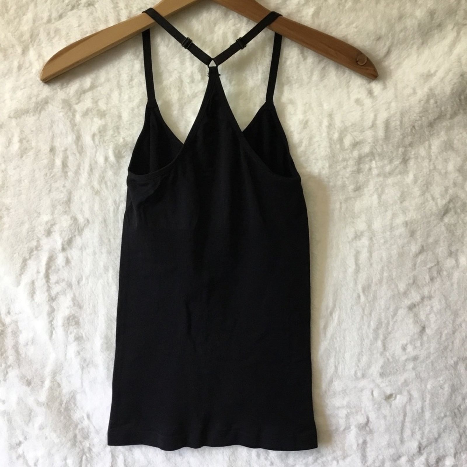Other Warner's Black Strappy Racerback Shapewear Top Size ONE SIZE - 7 Thumbnail