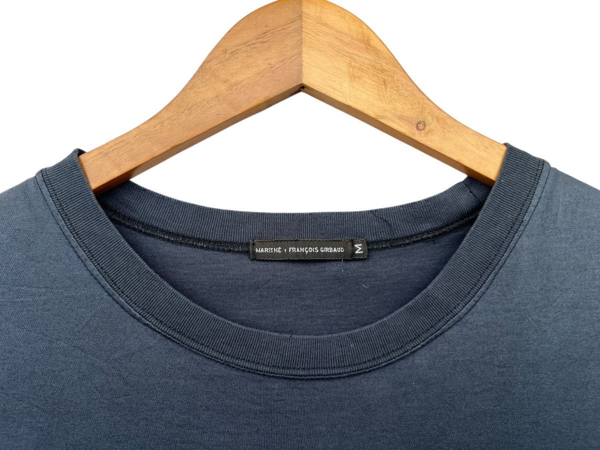 Marithe + Francois Girbaud MFG Distressed Sunfaded Black Tees Size M / US 6-8 / IT 42-44 - 4 Thumbnail