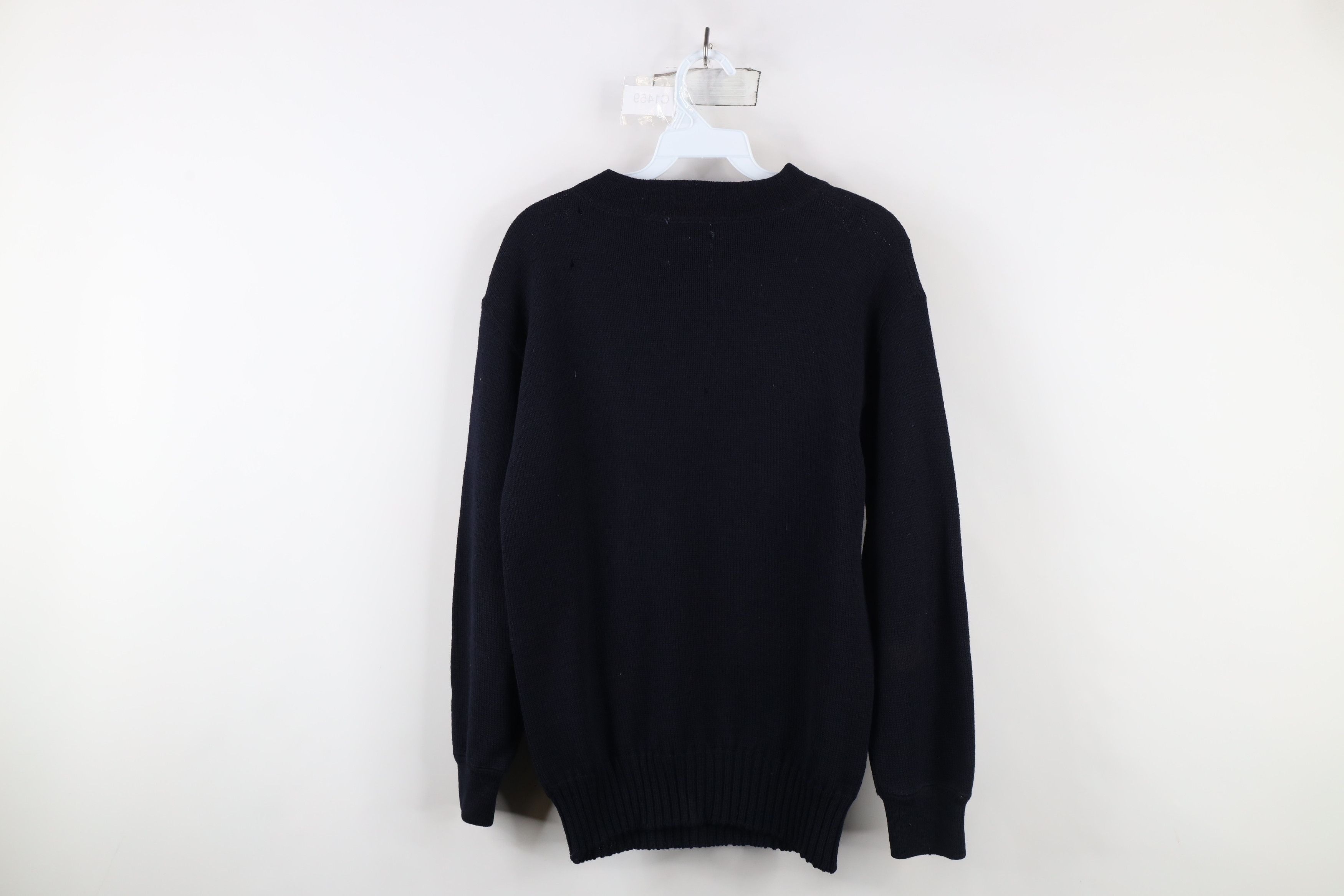 Vintage Vintage 40s Military World War II Wool Naval Sweater USA Size US S / EU 44-46 / 1 - 13 Thumbnail