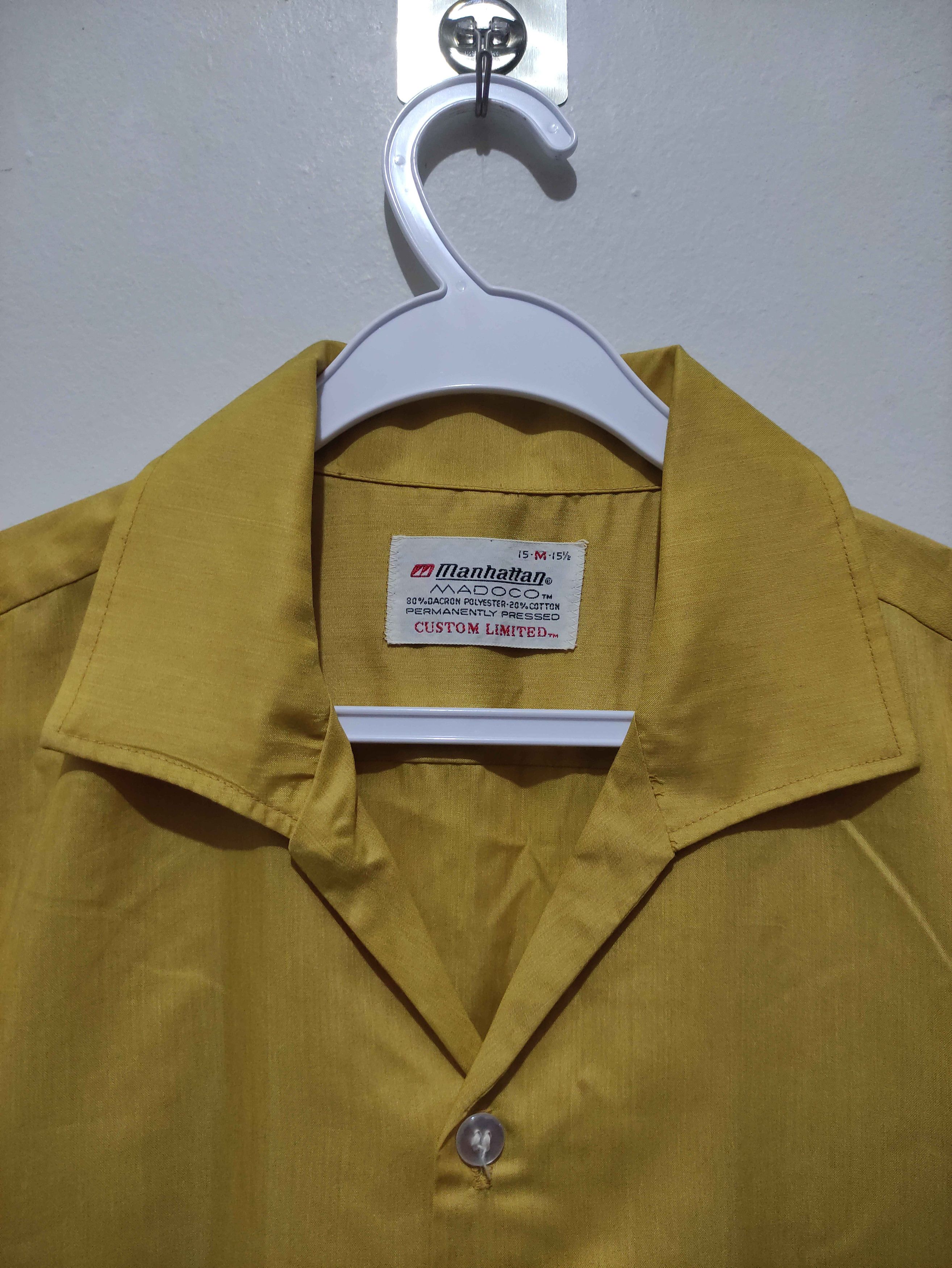 Vintage Vintage 60s Manhattan Madoco Mod Shirt Size US M / EU 48-50 / 2 - 4 Thumbnail