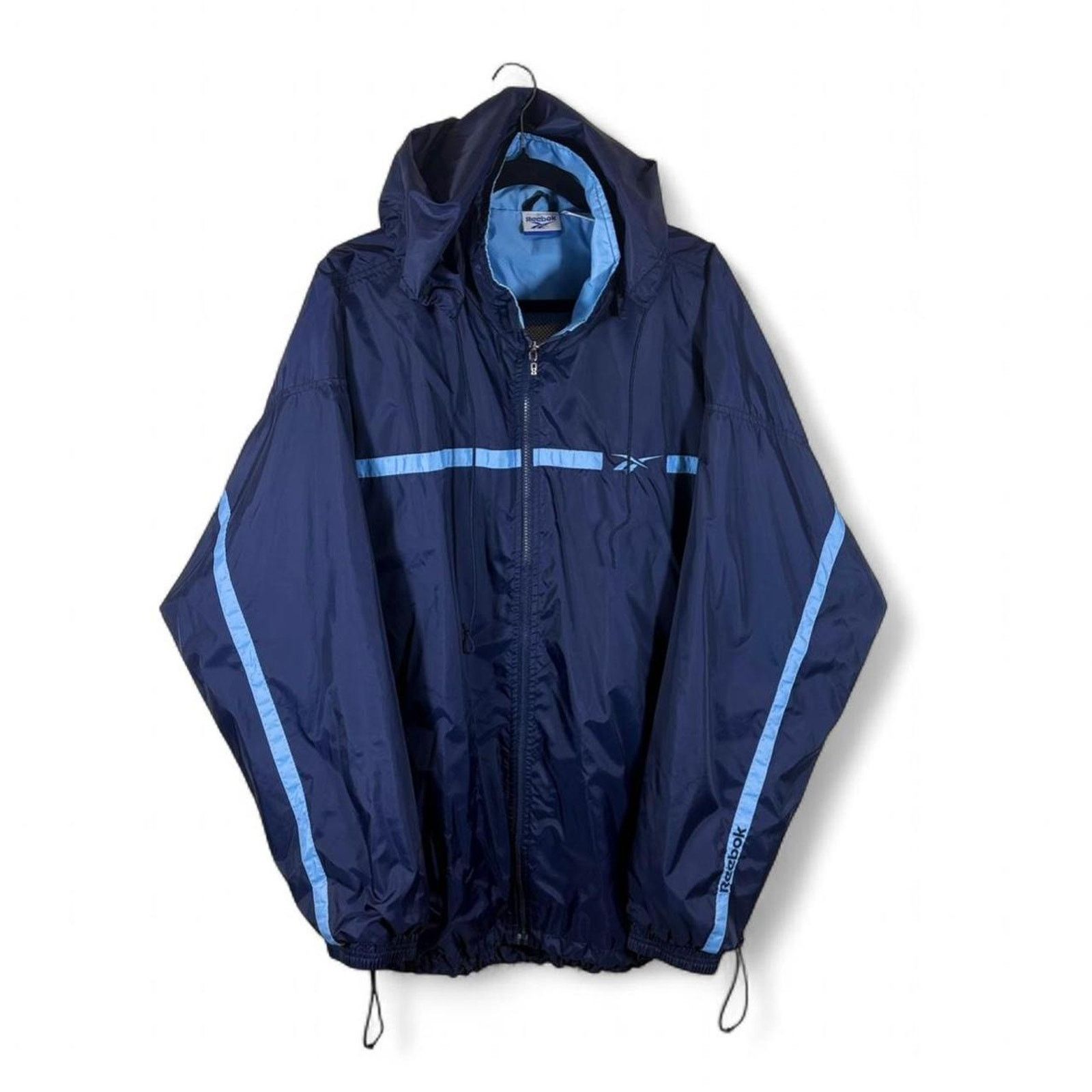 Reebok Vintage reebok 90s windbreaker track track hooded XL Size US XL / EU 56 / 4 - 1 Thumbnail