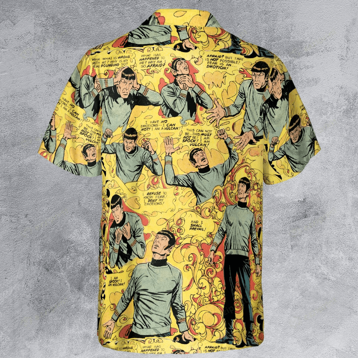 Designer × The Unbranded Brand Spock Vulcan Star Trek Button Down Shirt Size US M / EU 48-50 / 2 - 3 Thumbnail
