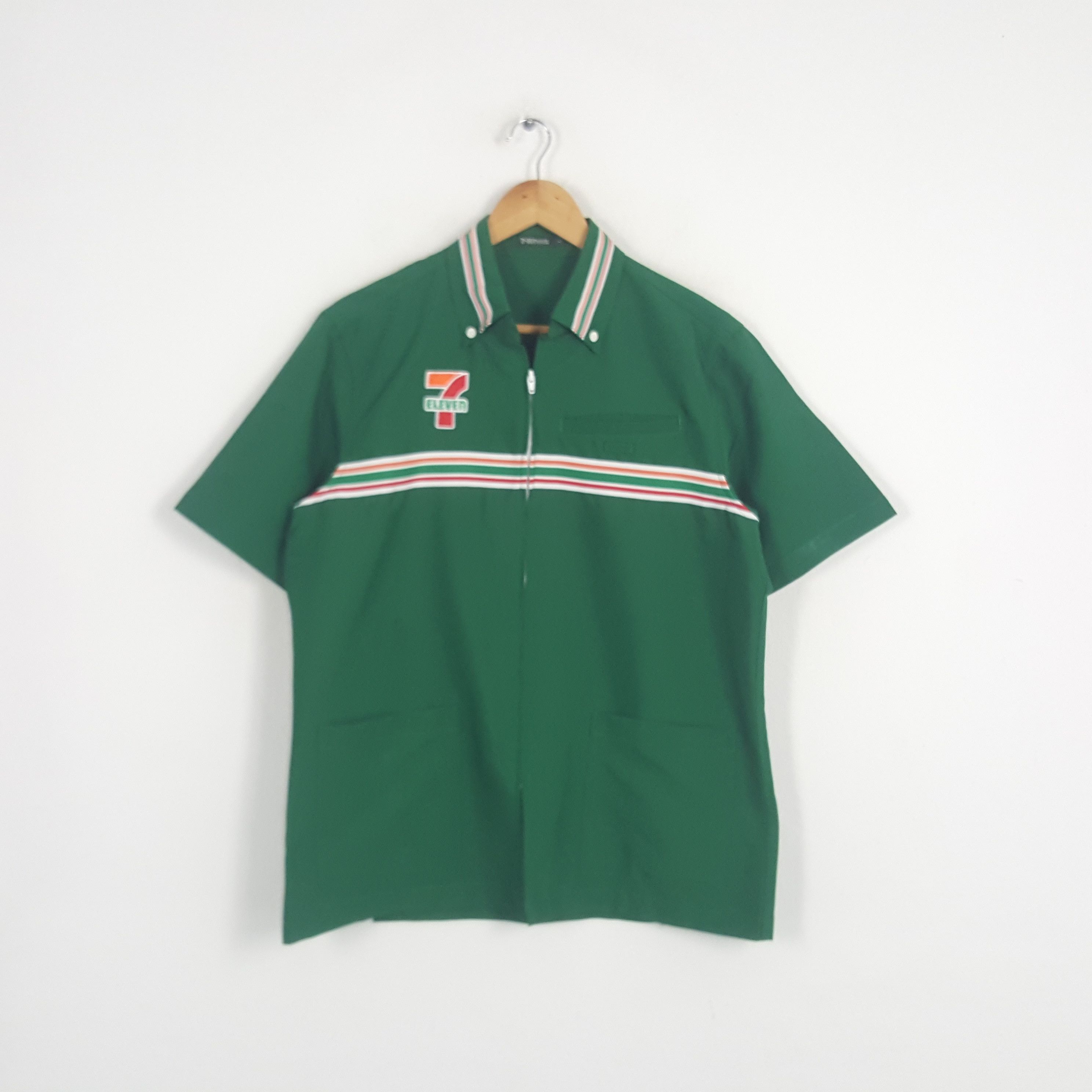 Japanese Brand × Vintage Vintage 7 Eleven Japanese Brand Staff Jacket Size US M / EU 48-50 / 2 - 1 Thumbnail