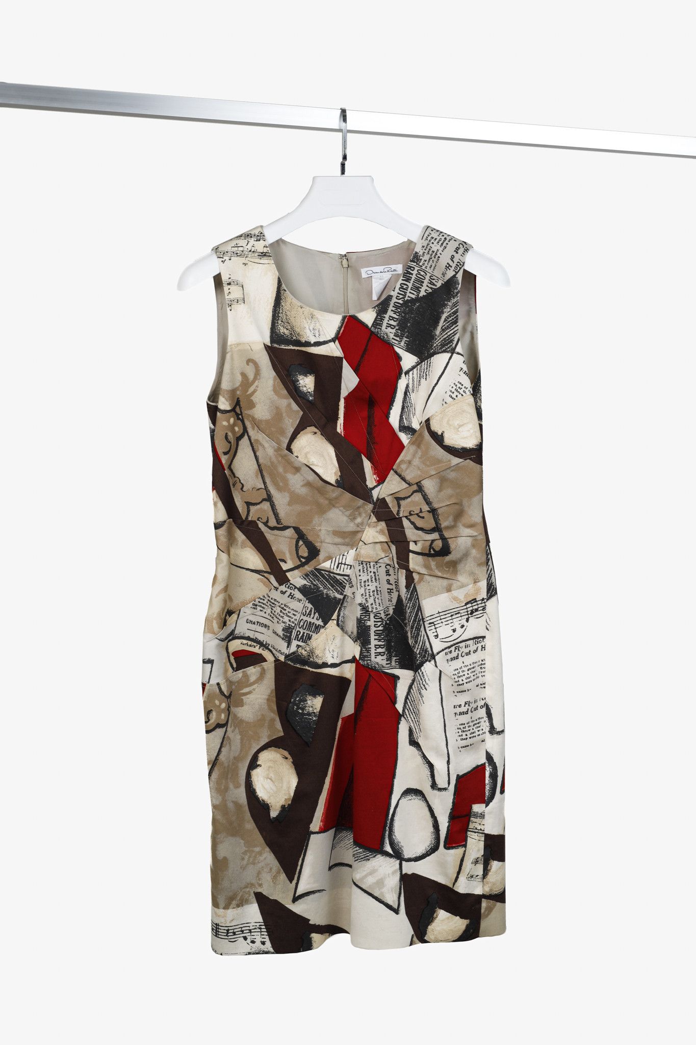 Oscar De La Renta Oscar de la Renta Resort 2015 Abstract-Print Dress Size M / US 6-8 / IT 42-44 - 1 Thumbnail
