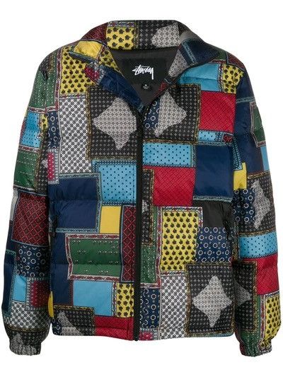 Stussy Patchwork Puffer | Grailed