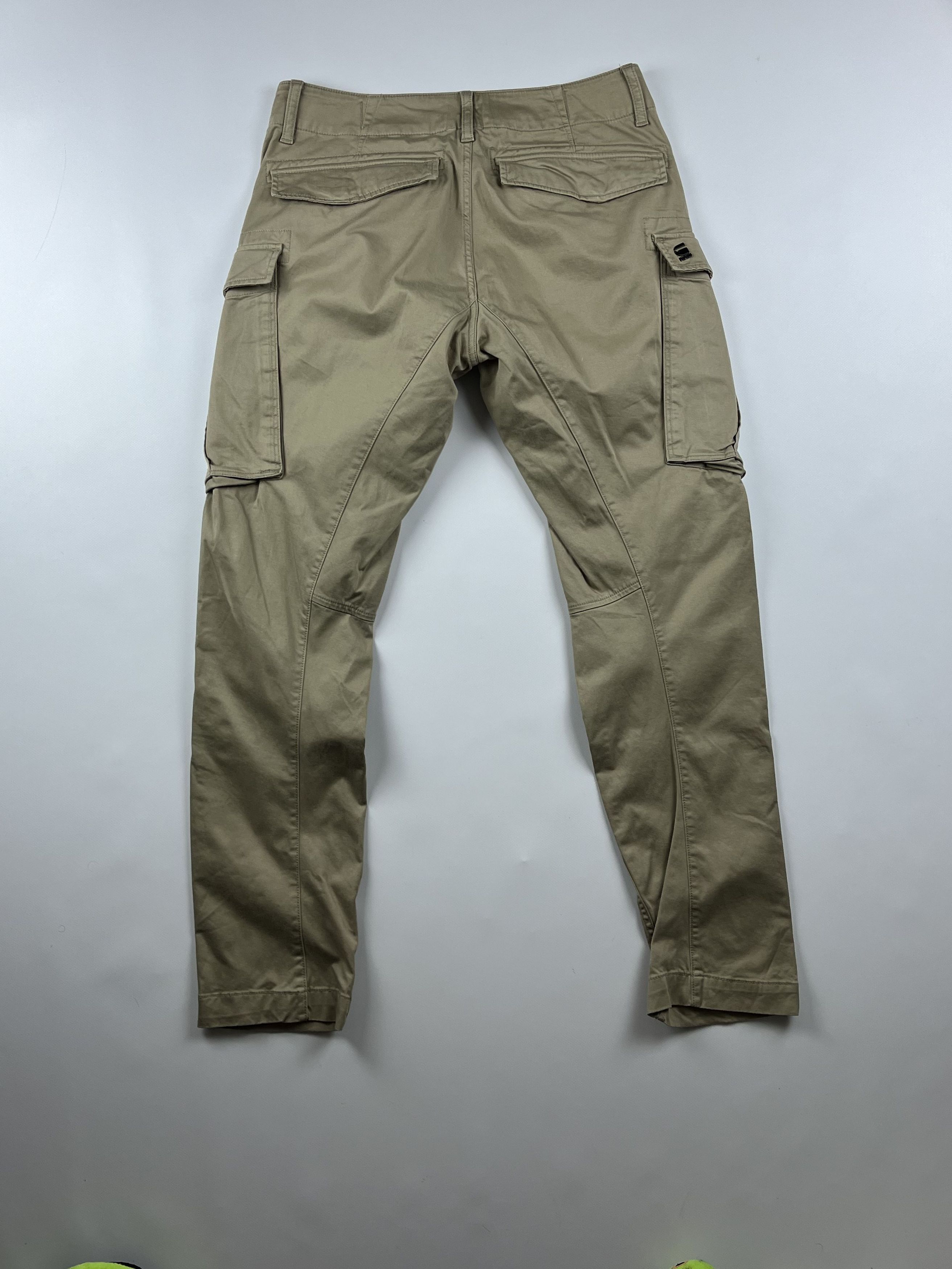 G-Star × Japanese Brand × Vintage Rare G Star Raw Rovic Zipper 3D Tapered Cargo Pants Size US 33 - 5 Thumbnail