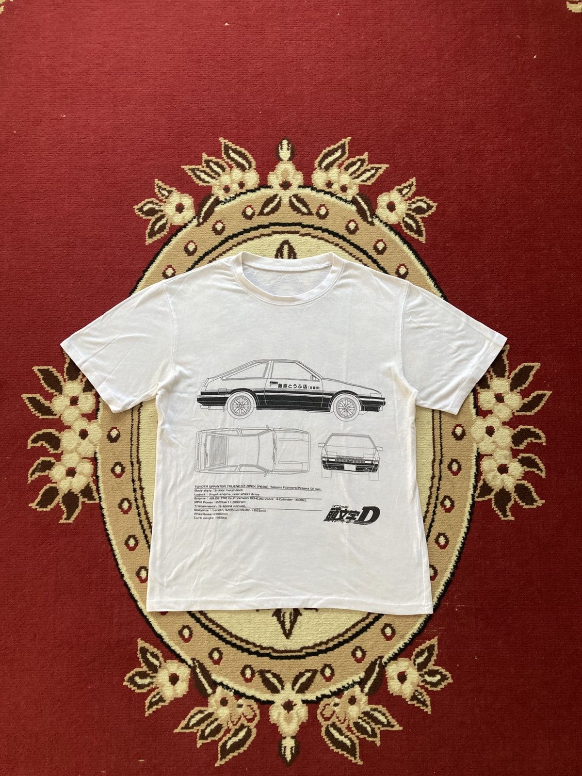 Japanese Brand Vintage Initial D Toyota Sprinter Trueno GT Size US S / EU 44-46 / 1 - 1 Thumbnail