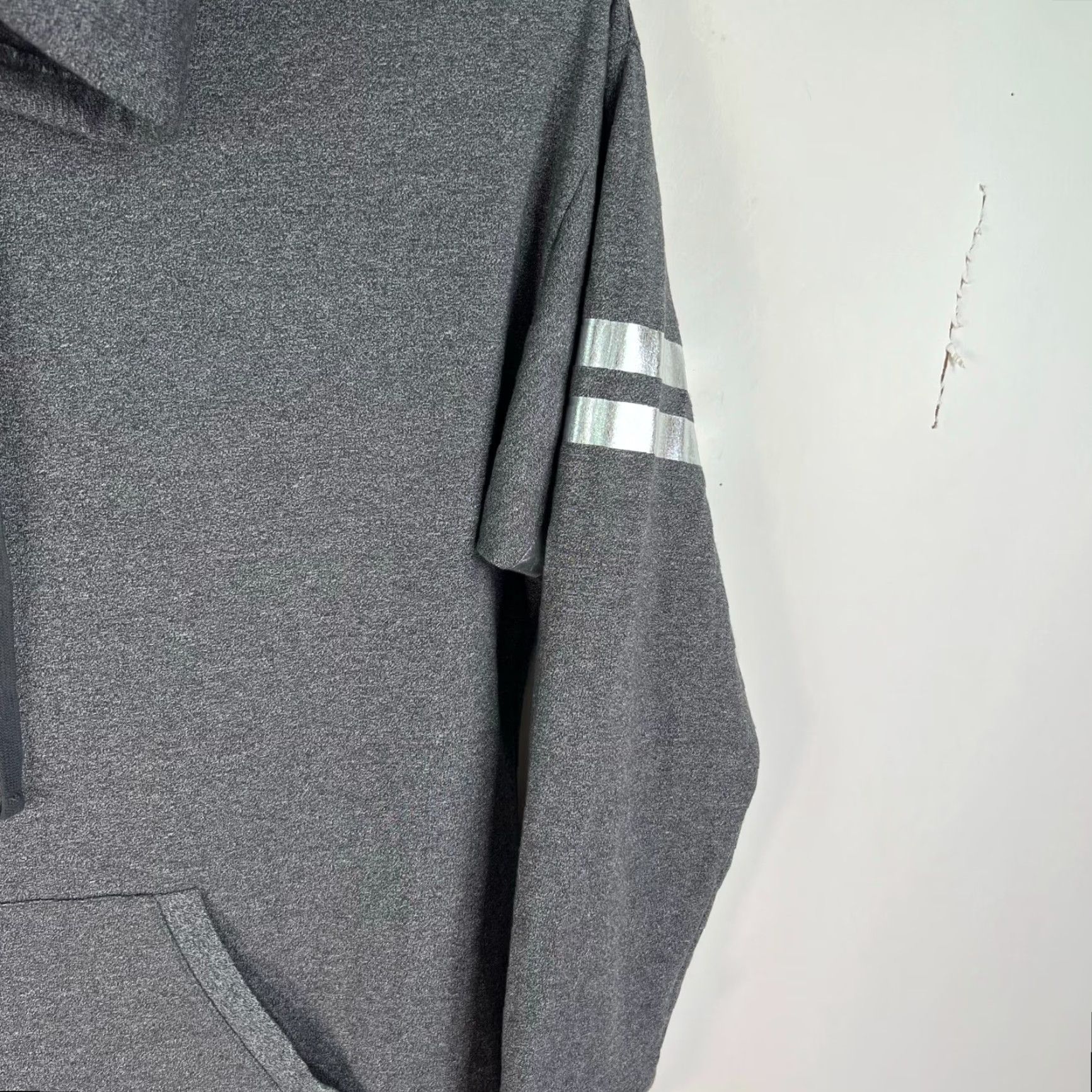 Vintage SOHO Knit Long Hoodie Sweater Womens L Gray Pockets Shirt/Cardigan Style Size L / US 10 / IT 46 - 5 Thumbnail