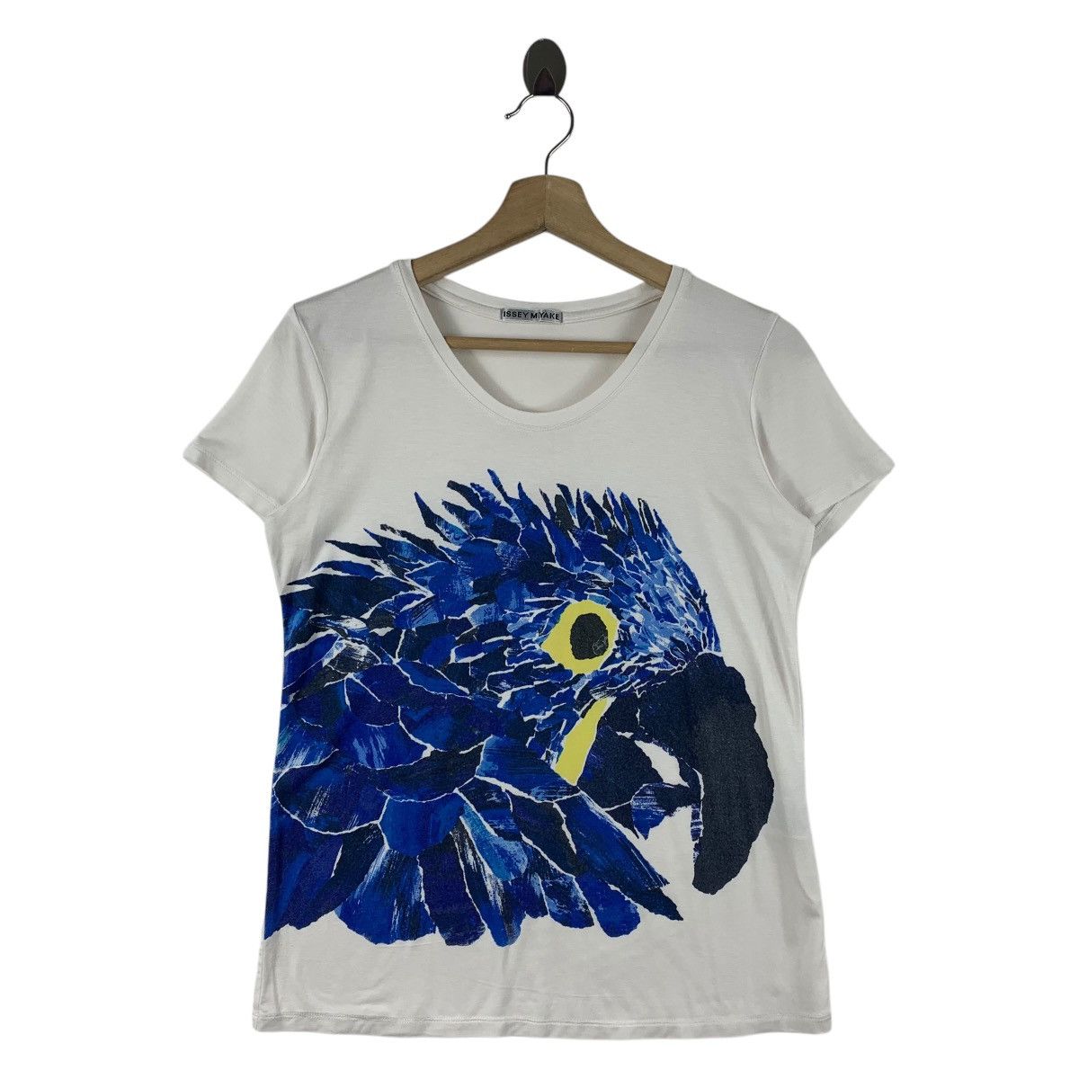 Issey Miyake × Japanese Brand ISSEY MIYAKE art parrot printed women tee Size XS / US 0-2 / IT 36-38 - 1 Thumbnail
