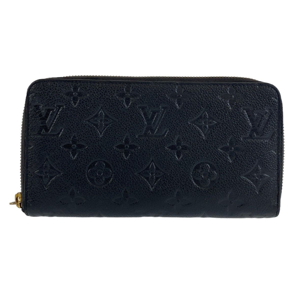 Louis Vuitton Louis Vuitton Louis Vuitton Monogram Empreinte Zippy Wallet Black M61864 Leather Long Wallet M61864 Size ONE SIZE - 1 Thumbnail