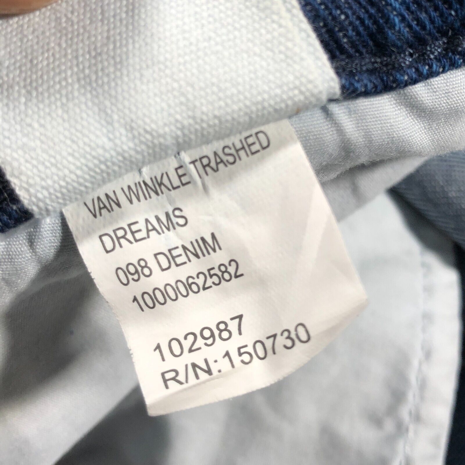 Ksubi Ksubi Van Winkle Trashed Dreams Denim Jeans Pants 38x33 Size US 38 / EU 54 - 6 Thumbnail