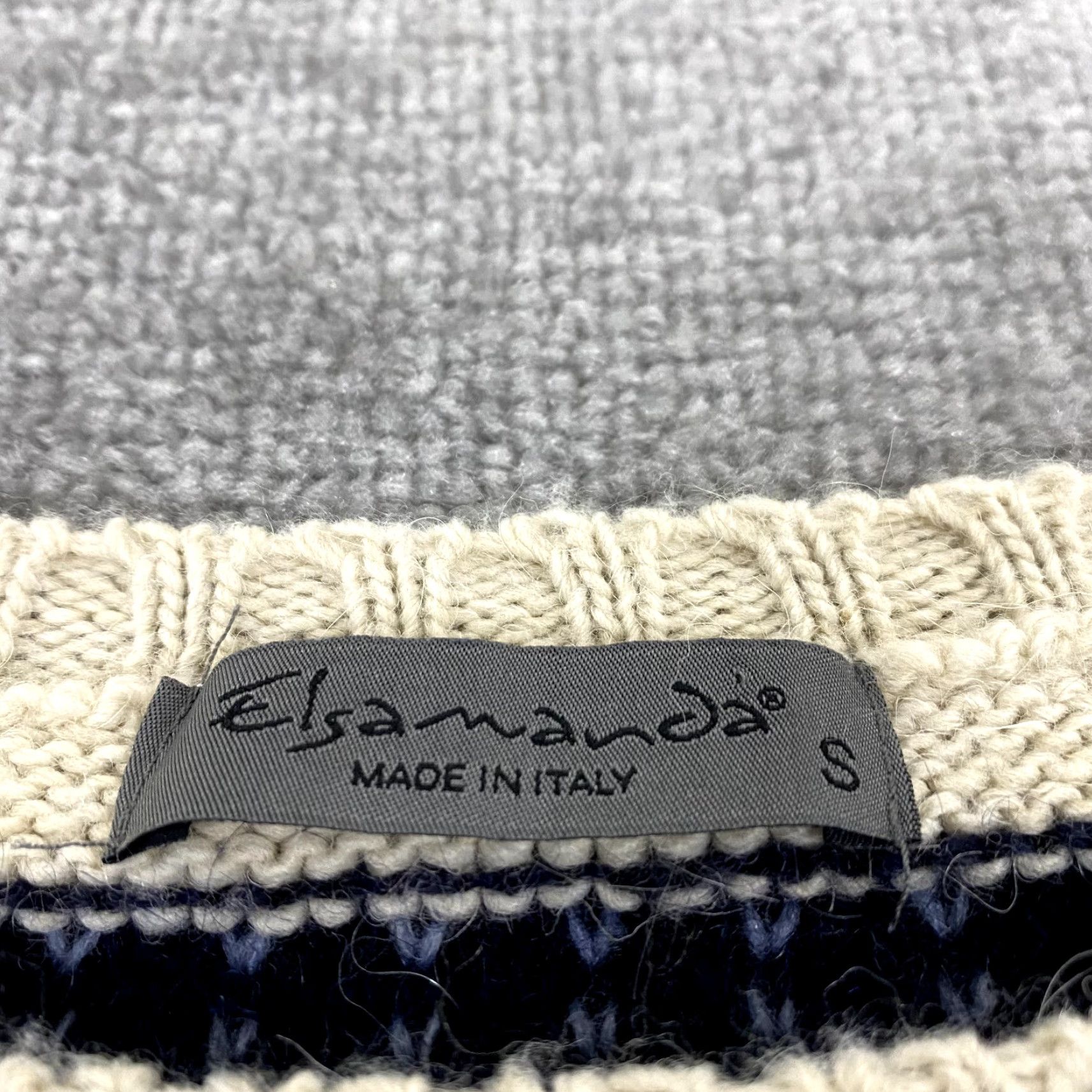 Anthropologie ELSAMANDA Anthropologie Sweater Women Small Brown Mohair Wool Alpaca Pullover Size S / US 4 / IT 40 - 3 Thumbnail