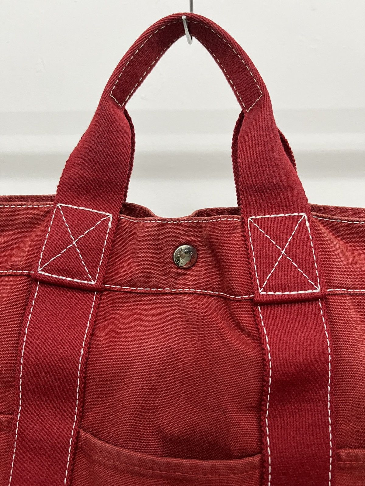 Hermes Hermès Red Fourre Tout MM Tote Bag Size ONE SIZE - 3 Thumbnail