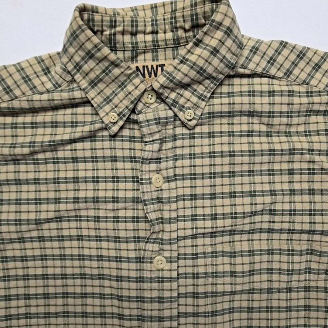 Northwest Territory NWT Naturals Plaid Shirt Button Down Brown Checkered S Size US S / EU 44-46 / 1 - 4 Thumbnail