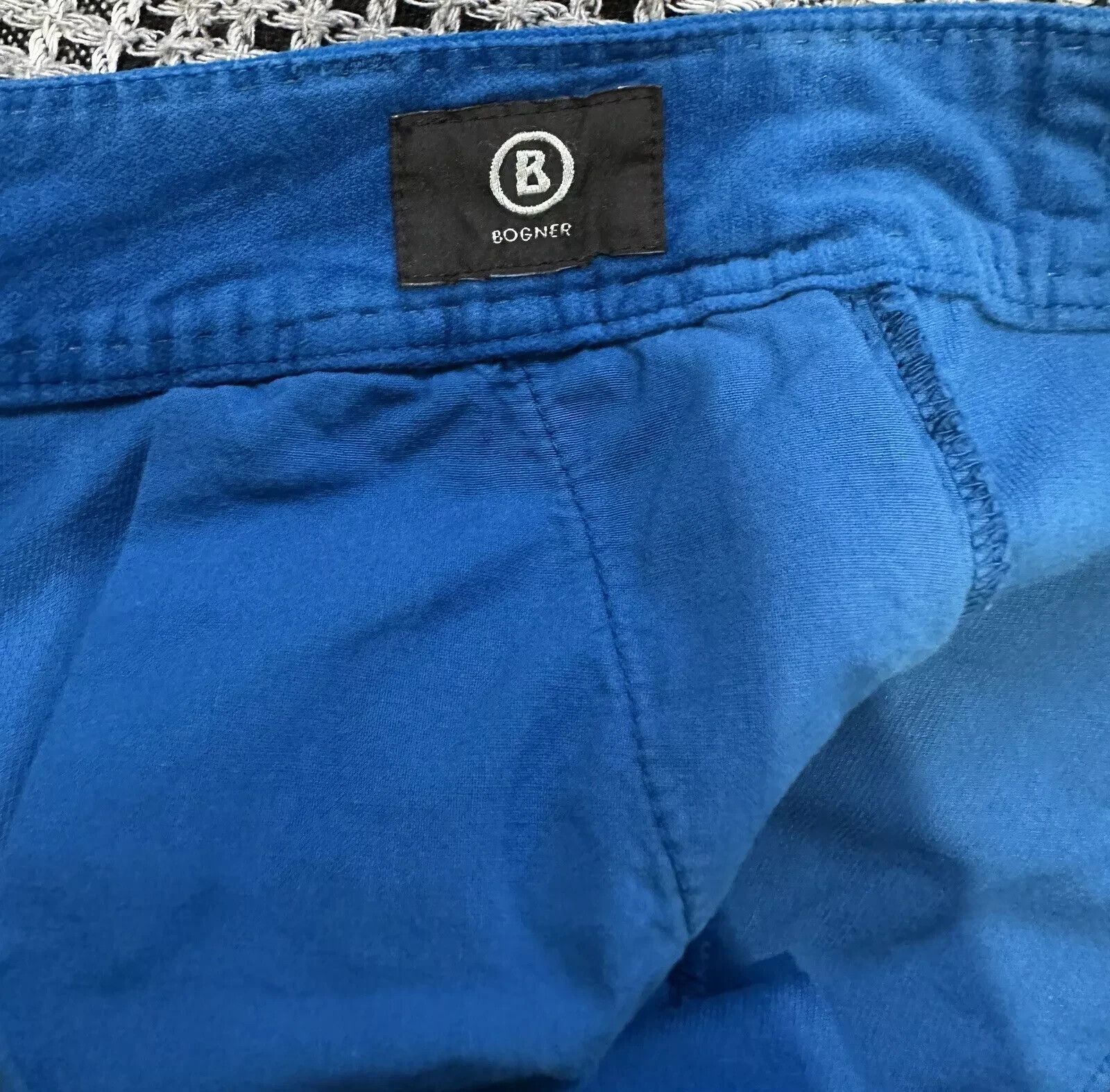 Bogner BOGNER Velvet Velour Blue Pants Trousers Womens size US-4 Size 27" / US 4 / IT 40 - 11 Thumbnail