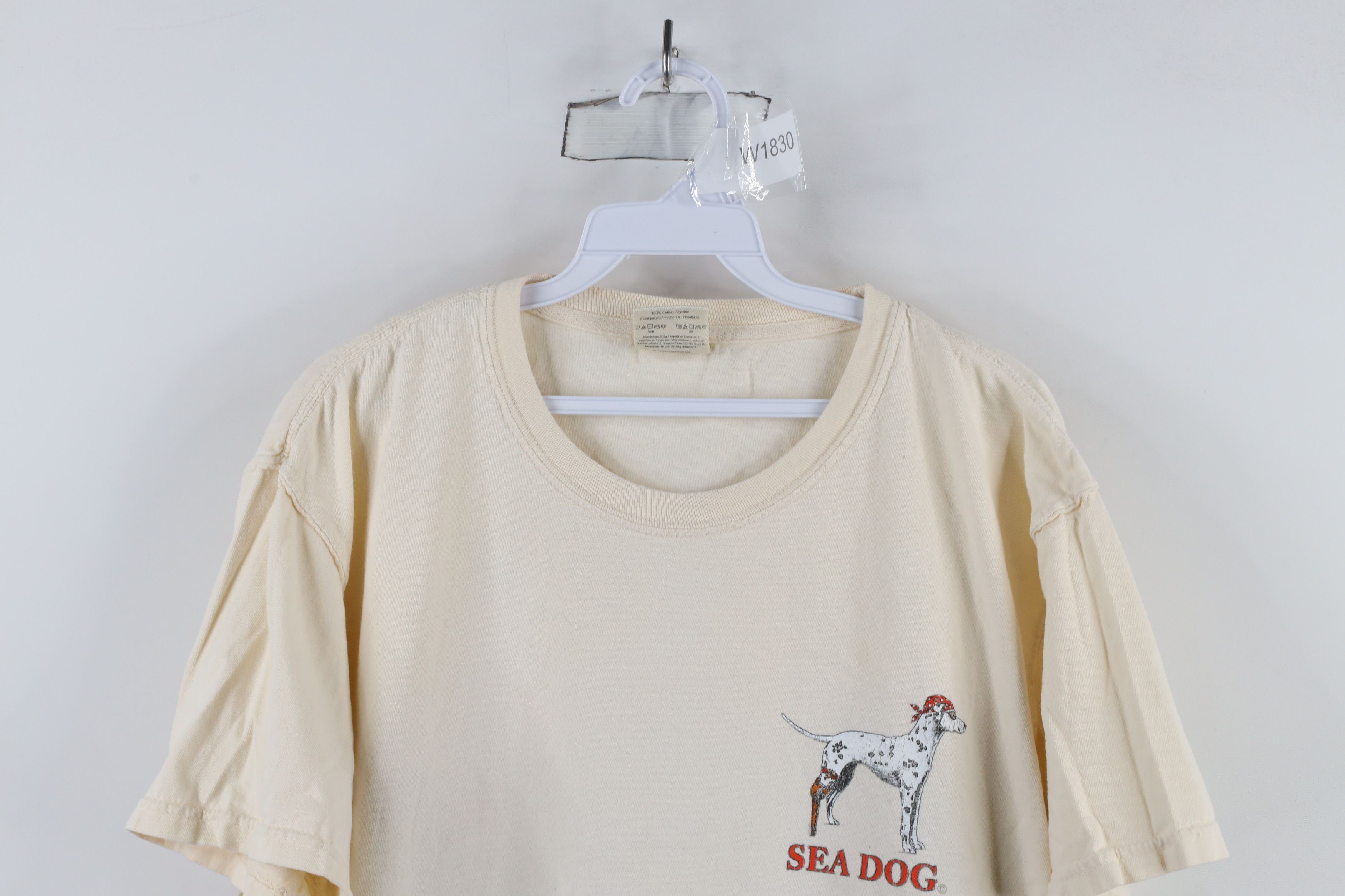 Vintage Vintage Y2K Streetwear Pinup Girl Pirate Skeleton T-Shirt Size US L / EU 52-54 / 3 - 2 Thumbnail