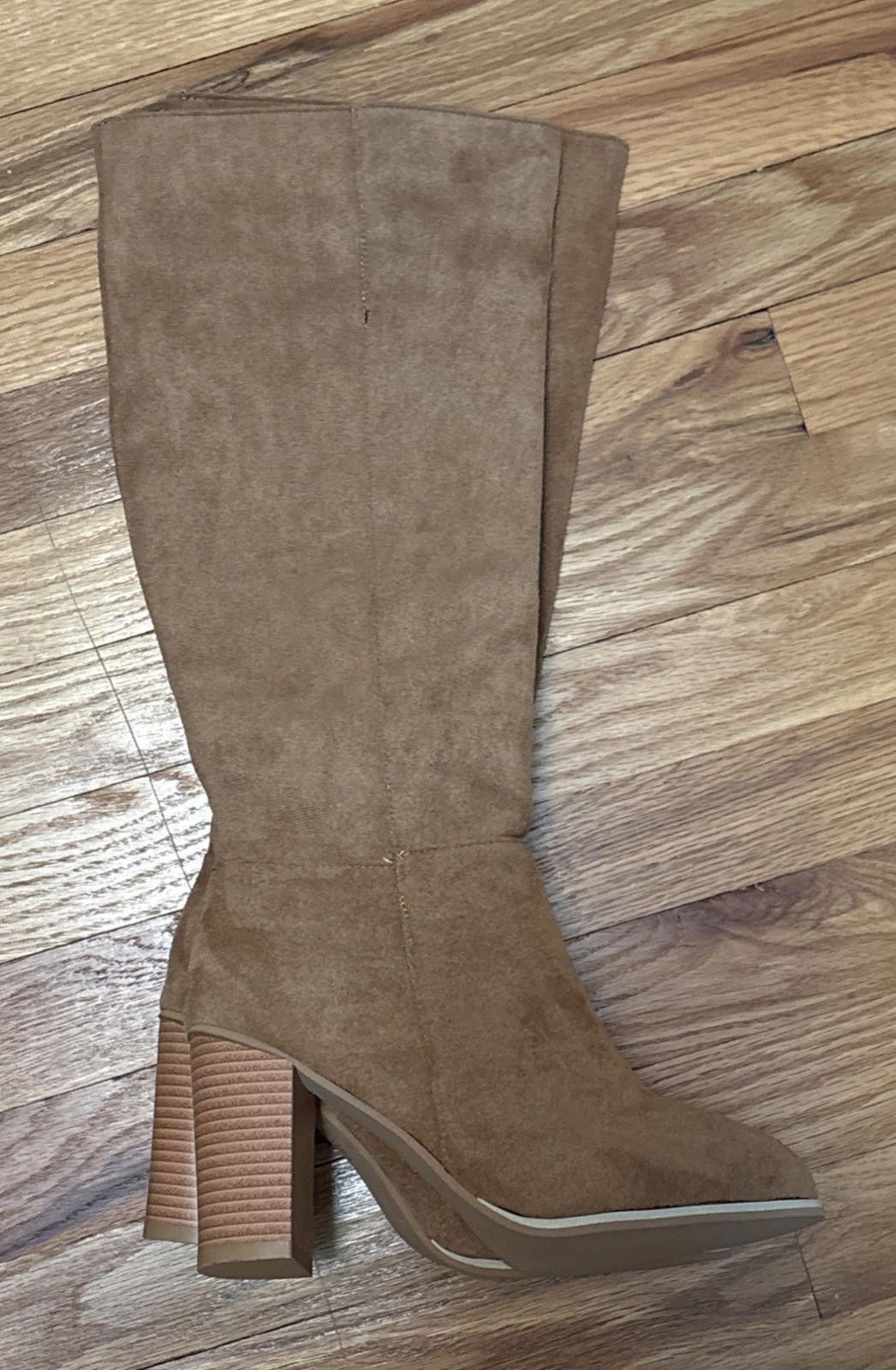 The Unbranded Brand Women’s Calf High Tall Boots – Faux Suede,NEW Size 38 US 5.5 Size US 5.5 / IT 35.5 - 1 Thumbnail