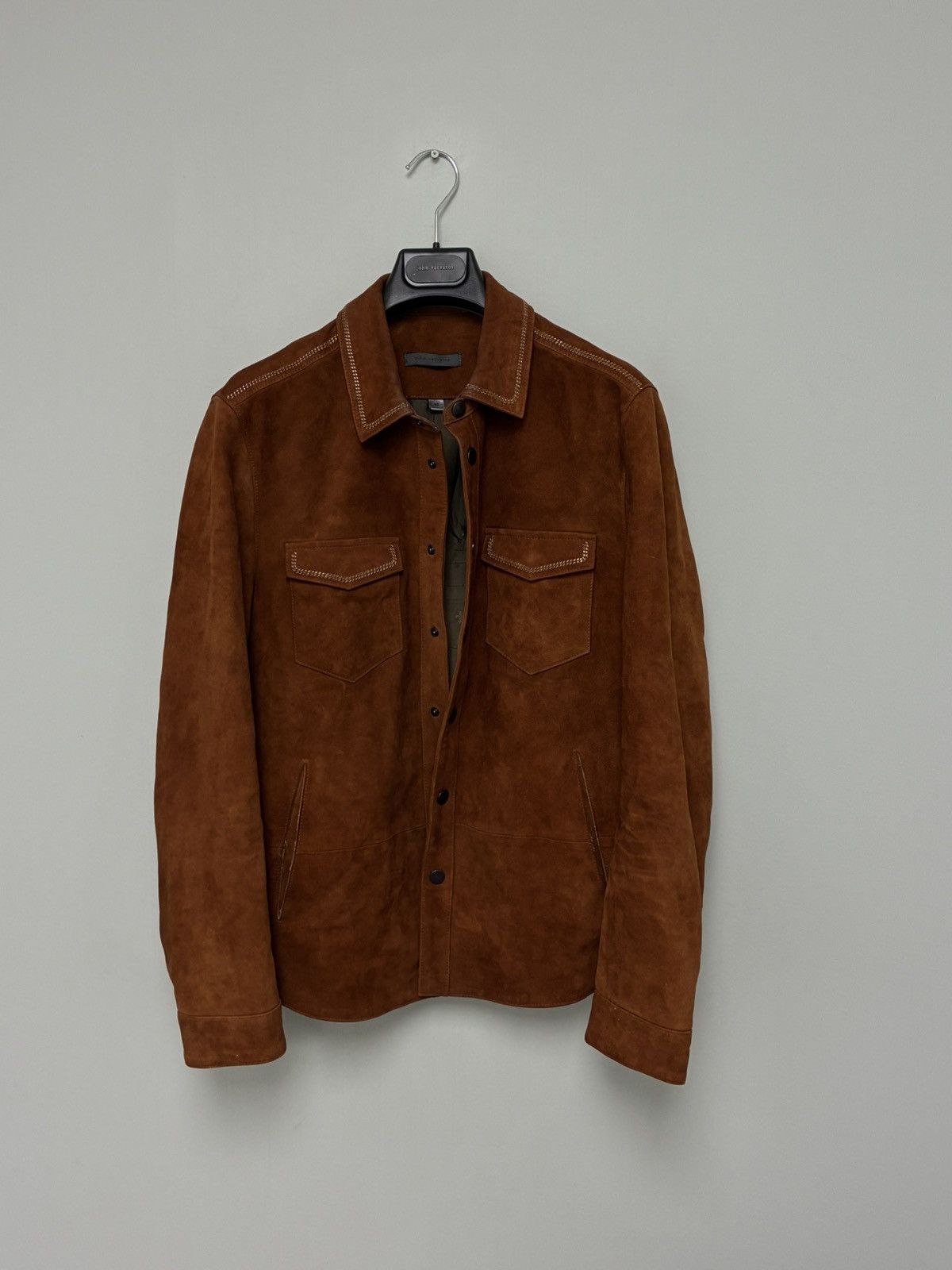 John Varvatos Emmons Suede Jacket EU 48 USA 38 Size US M / EU 48-50 / 2 - 12 Thumbnail