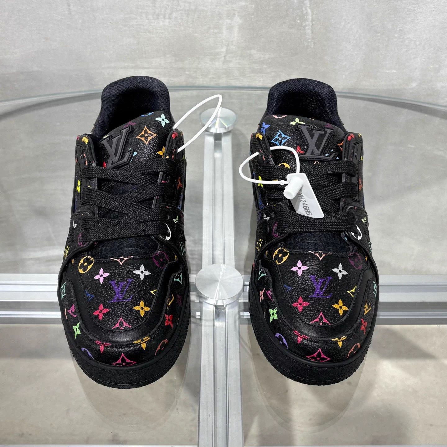 Louis Vuitton LV Trainer Murakami Black Tricolor UK2.5 36.5 Size US 5.5 / IT 35.5 - 1 Thumbnail