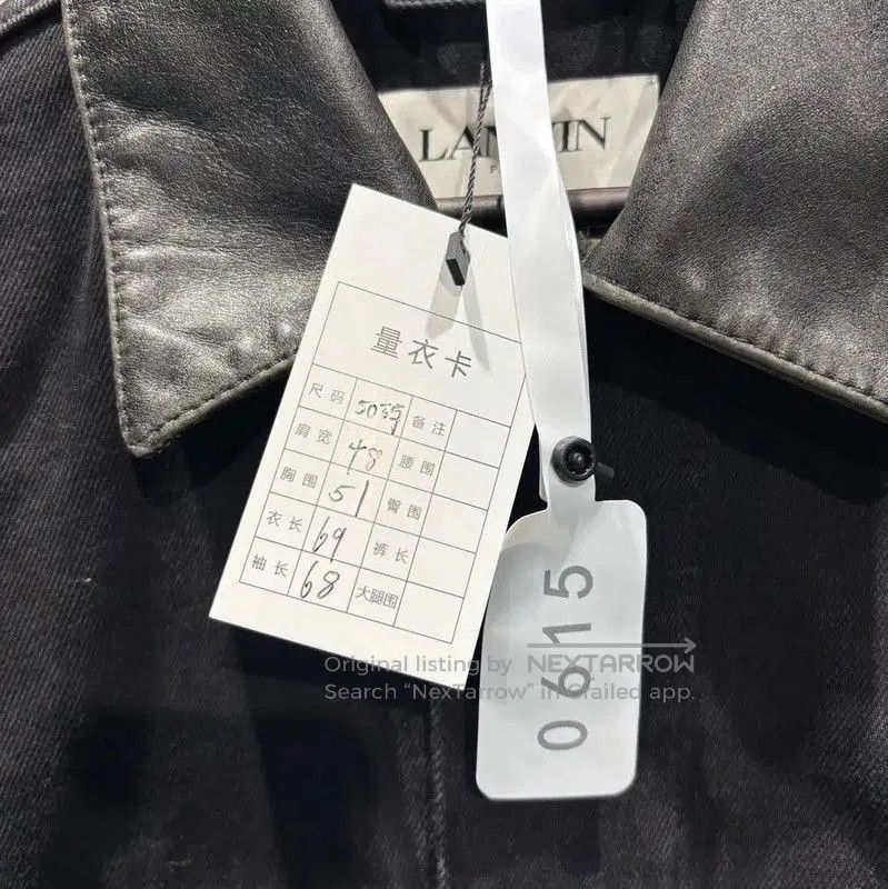 Lanvin Lanvin Black Denim Jacket for Men . Size US XL / EU 56 / 4 - 5 Thumbnail