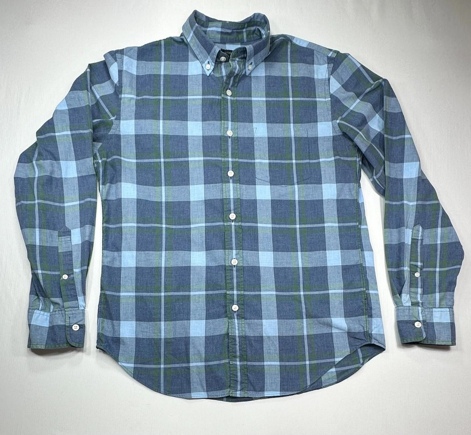 J.Crew J. Crew 100% Cotton Long Sleeve Flannel Shirt Blue Men's M Size US M / EU 48-50 / 2 - 1 Thumbnail