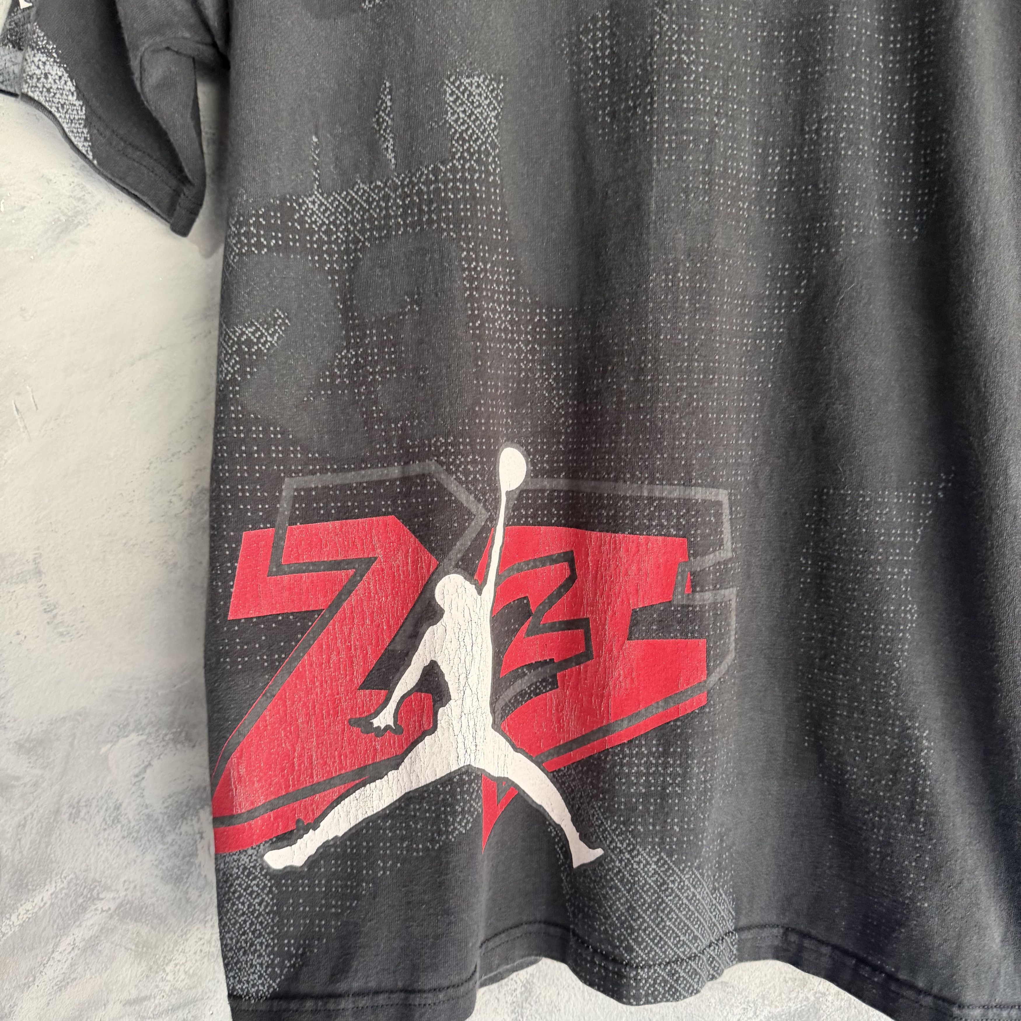 Jordan Brand Vtg Michael Jordan T Shirt Mens Jumpman Graphic AOP 23 Size US M / EU 48-50 / 2 - 2 Thumbnail