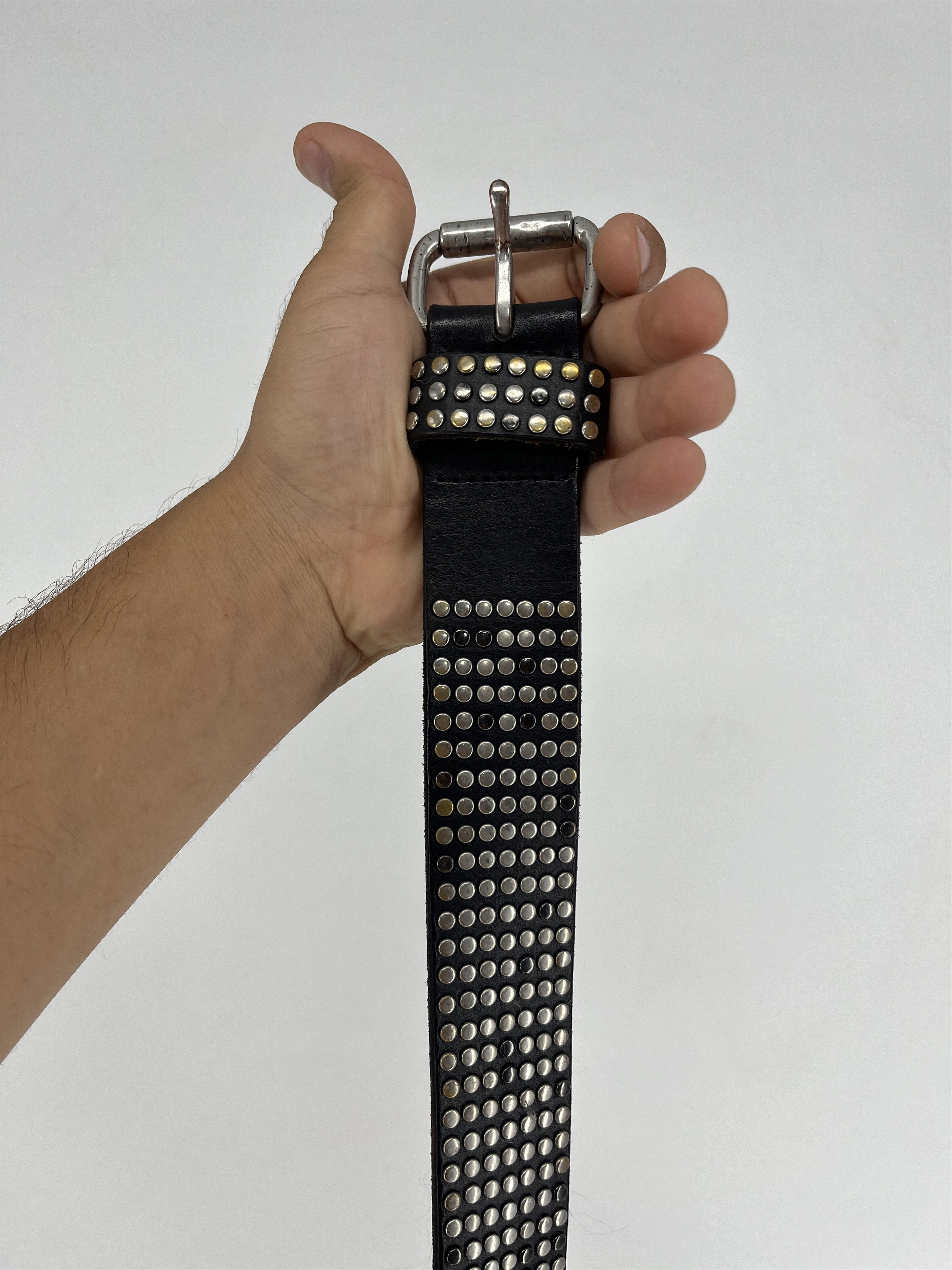 Japanese Brand Vintage 90s Punk Belt Leather Band Rock Y2K 90s Y2K Size ONE SIZE - 2 Thumbnail