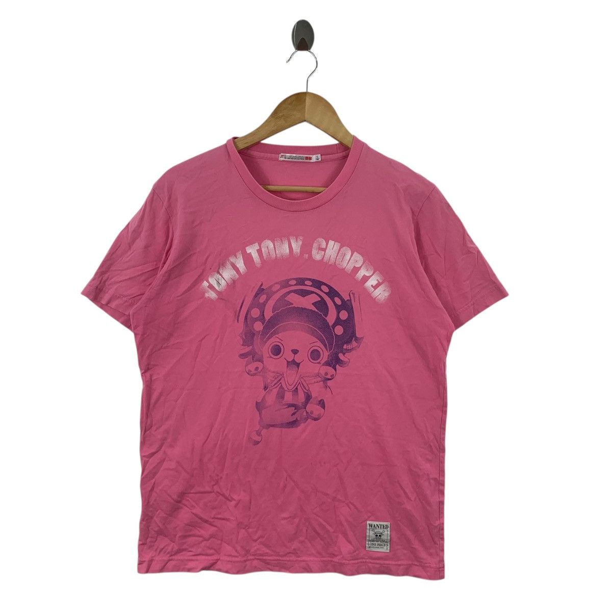 Anime ANIME ONE PIECE Tony Chopper Luffy Crew Pink Tee Shirt Top Size L / US 10 / IT 46 - 3 Thumbnail
