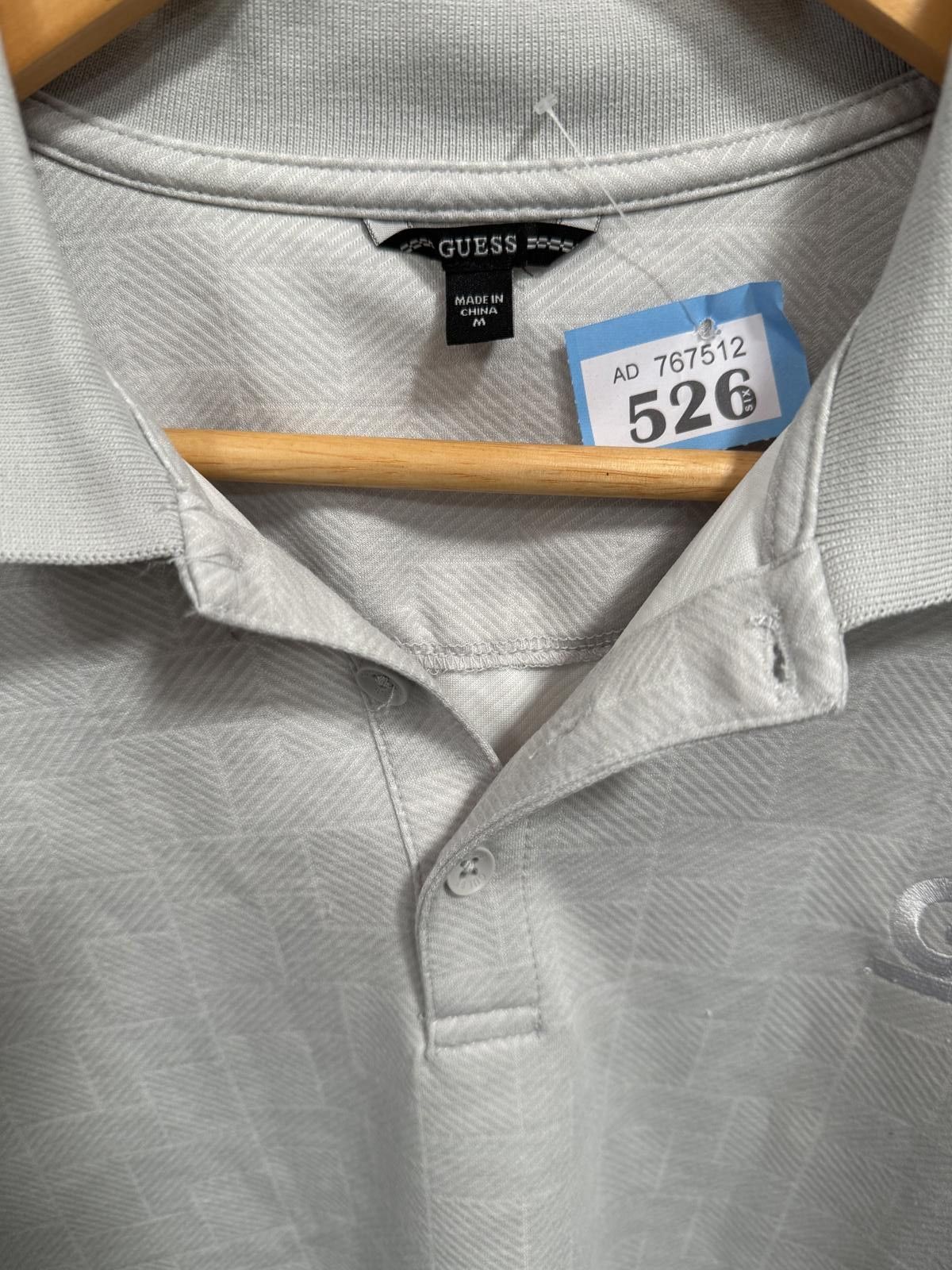 Guess Guess Men's Light Gray Polo Shirt Size US S / EU 44-46 / 1 - 2 Thumbnail