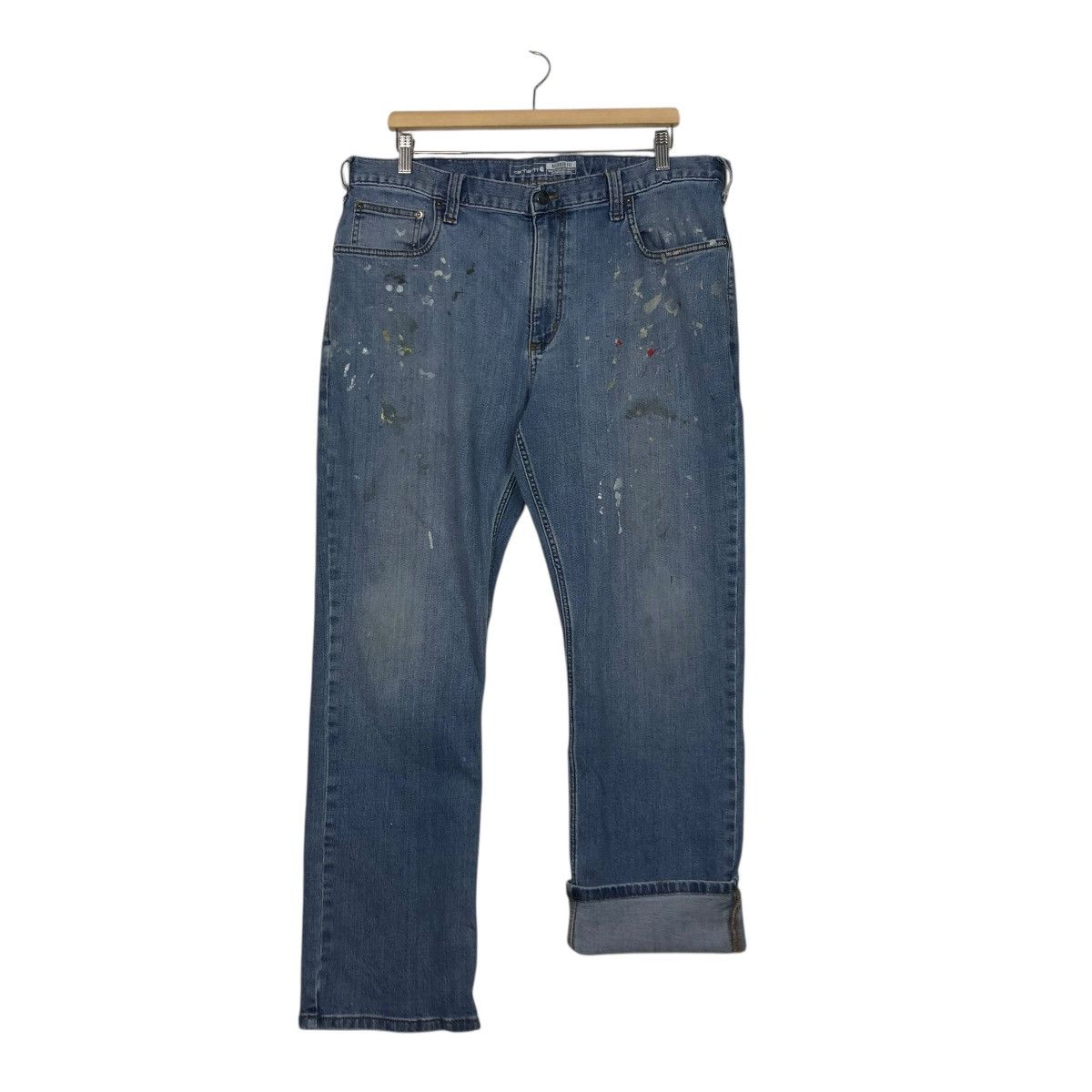 Carhartt 🔥CONSTRUCTION DESIGN VINTAGE CARHARTT DISTRESSED RUGGED FLEX Size US 36 / EU 52 - 15 Thumbnail