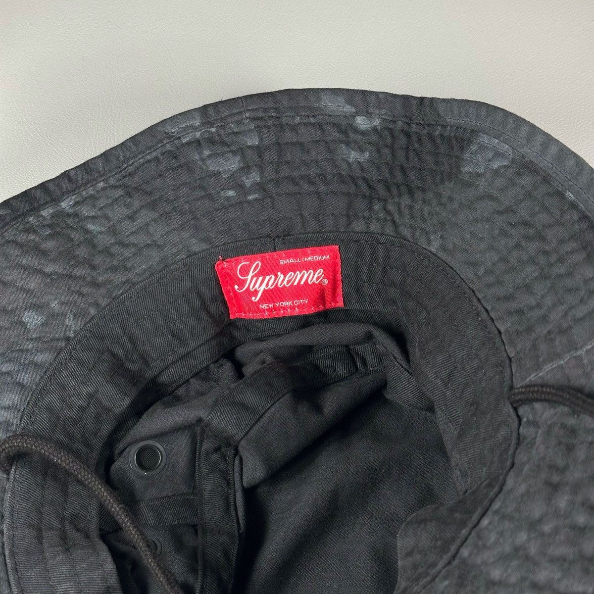 Supreme Rare Supreme Overdyed Camo Black Boonie Hat SS21 Size ONE SIZE - 4 Thumbnail