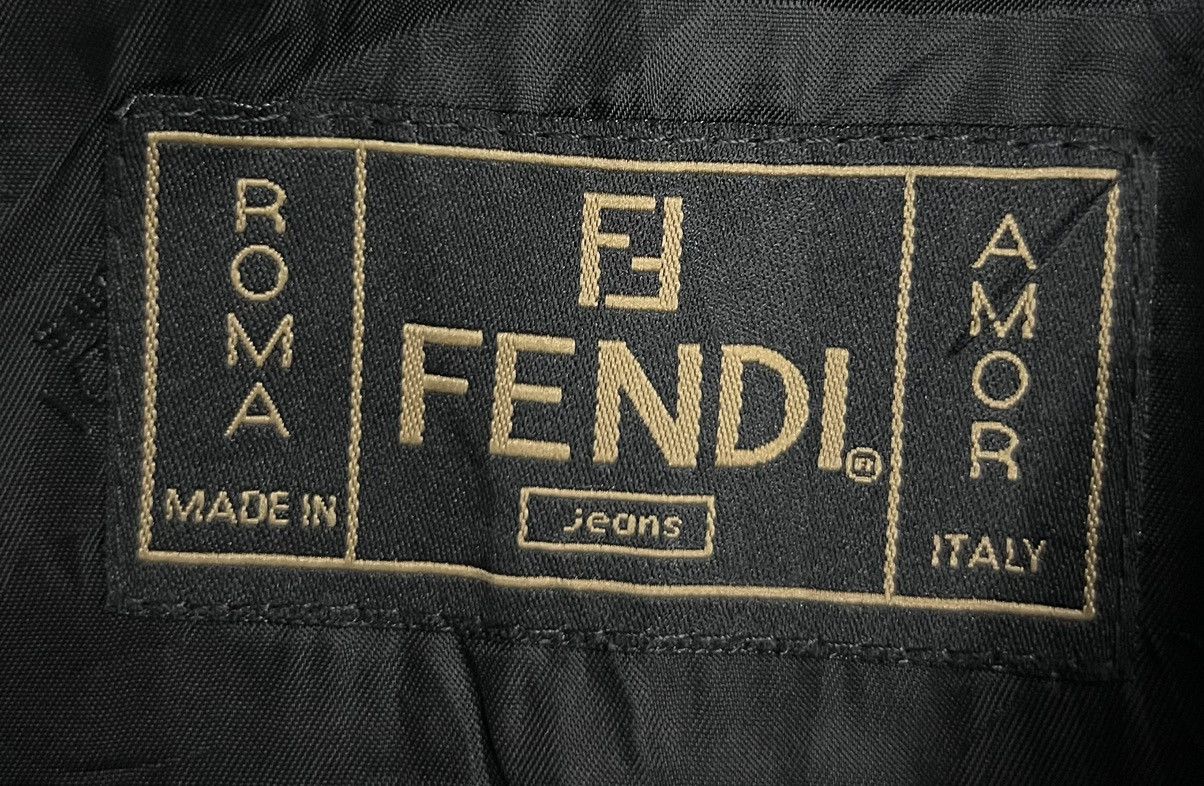 Fendi VINTAGE FENDI JEANS ROMA MADE IN ITALY LONG COATS Size M / US 6-8 / IT 42-44 - 9 Thumbnail